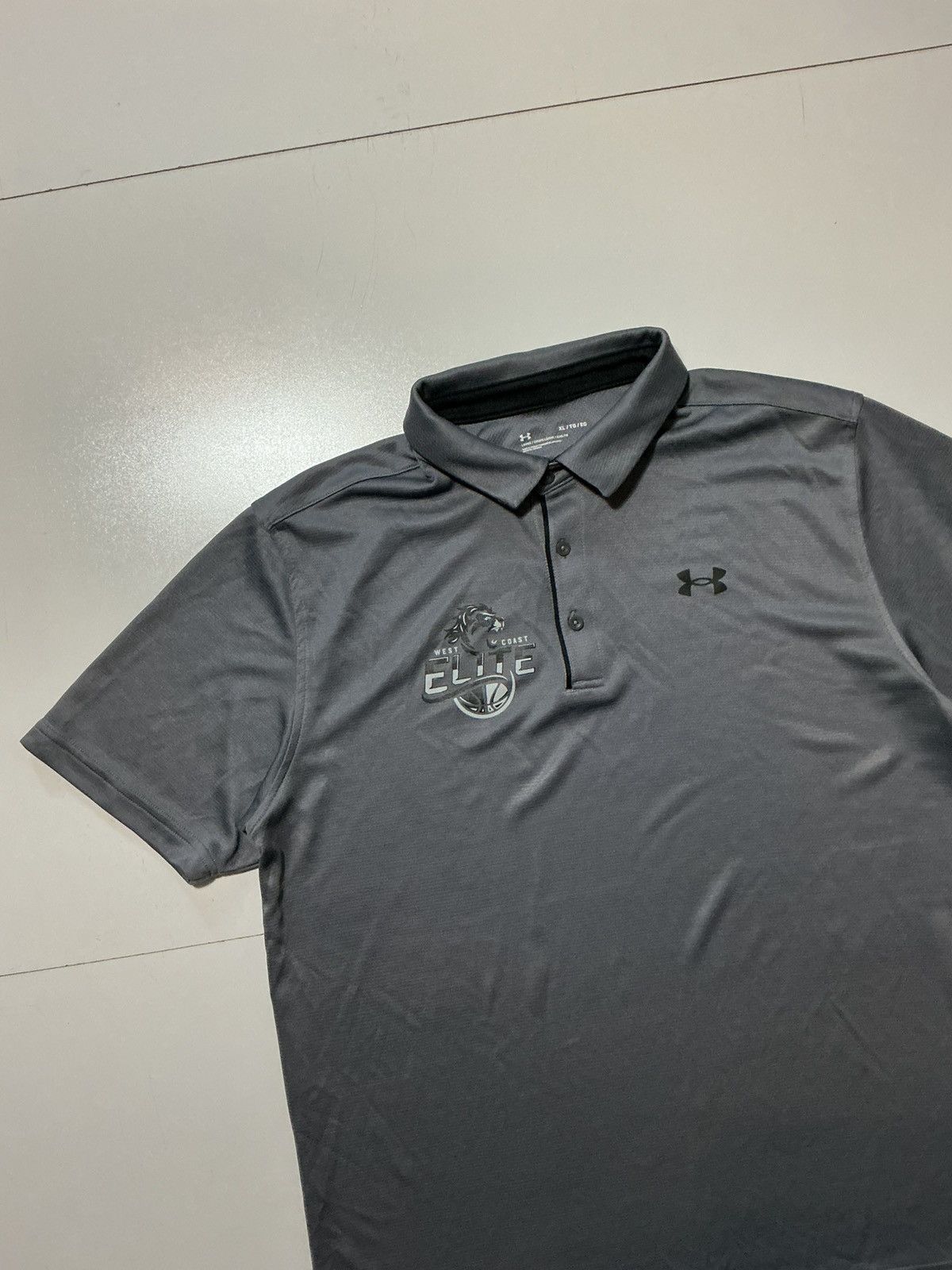 Under Armour Under Armour West Coast Elite UAA Basketball AAU Polo Shirt Size US XL / EU 56 / 4 - 4 Thumbnail