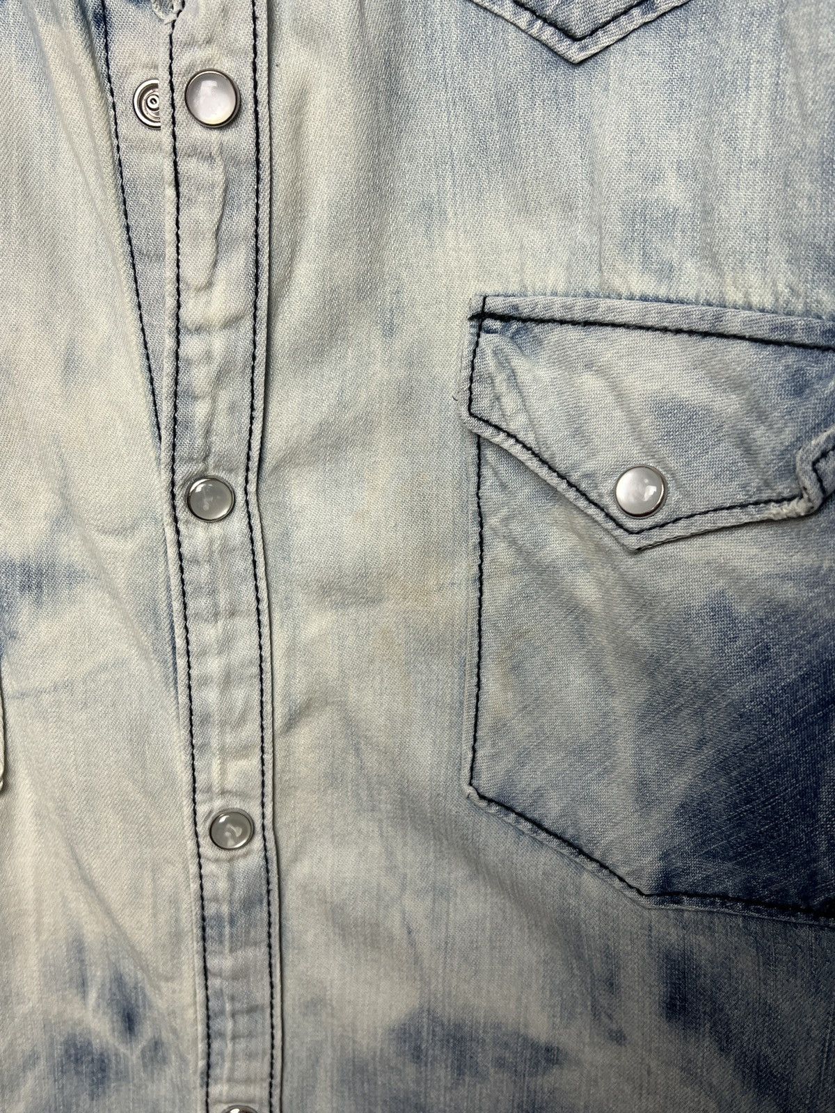 Acne Studios acne vintage bleached travis denim shirt m-l Size US L / EU 52-54 / 3 - 8 Thumbnail