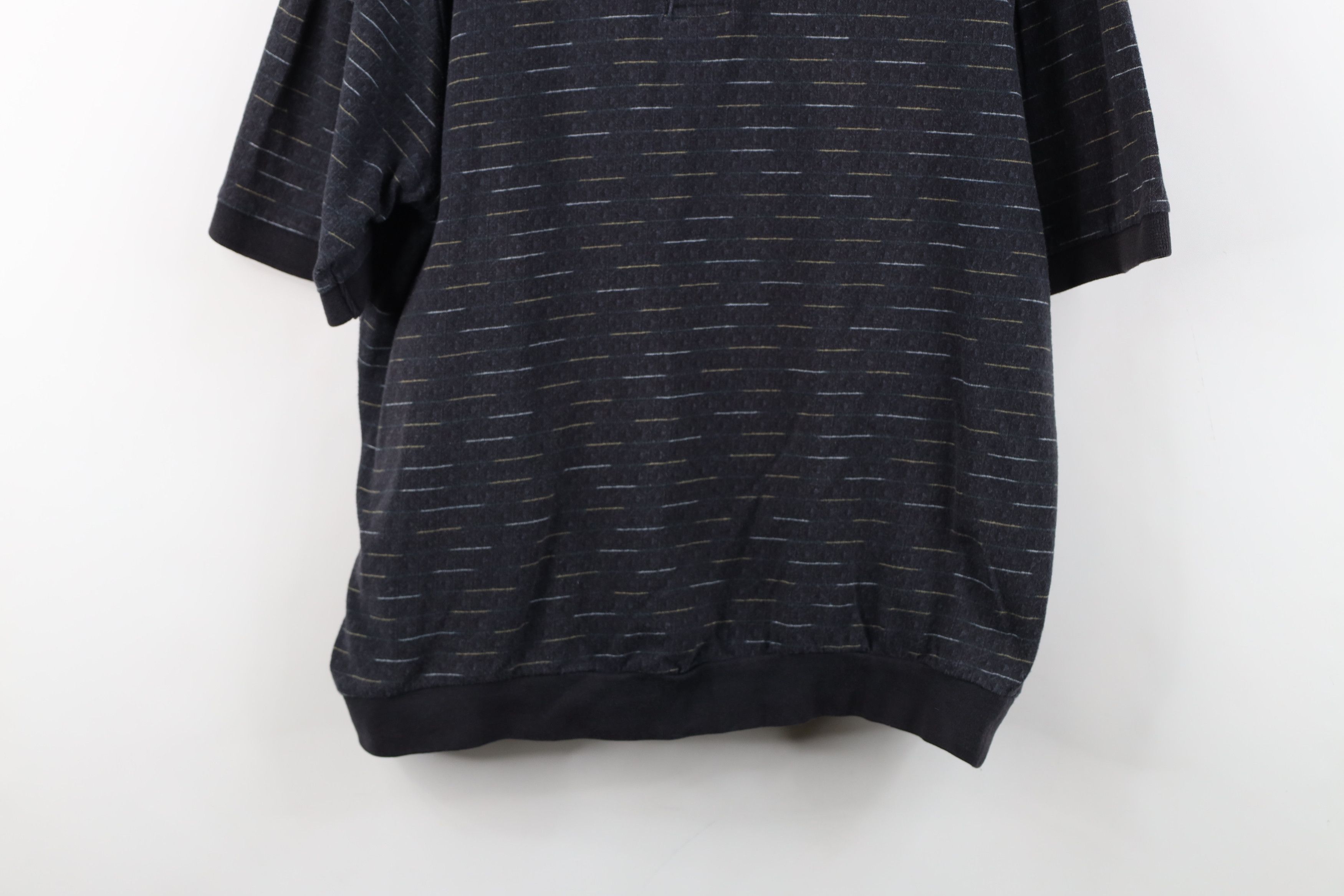 Vintage Vintage 90s Streetwear Geometric Knit Pullover Polo Shirt Size US M / EU 48-50 / 2 - 3 Thumbnail
