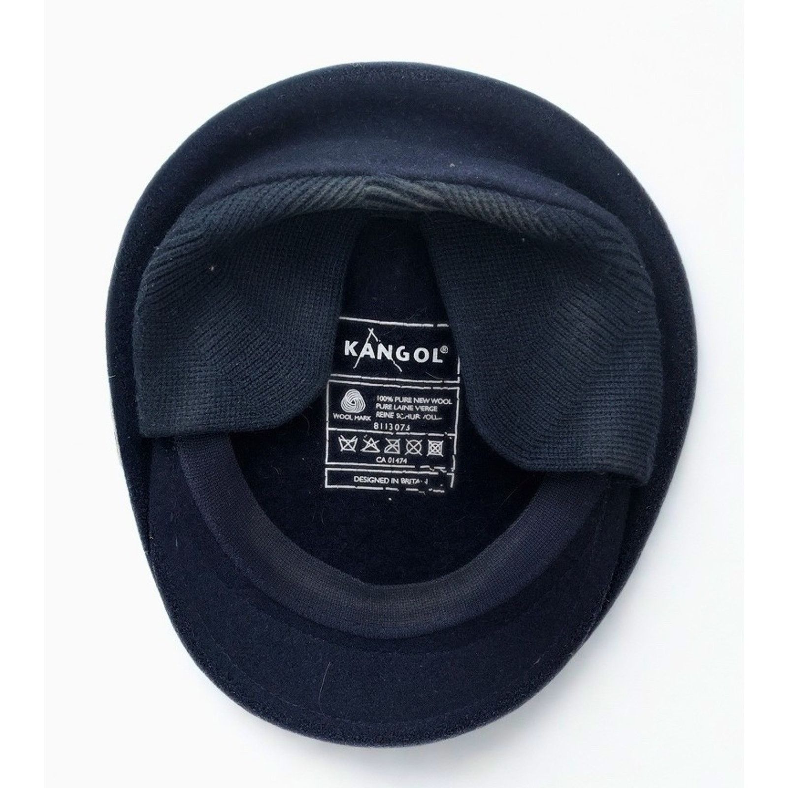 Kangol Kangol 504 Wool Earflap Hat Navy XL Classic Flat Felt Cap Size ONE SIZE - 7 Thumbnail