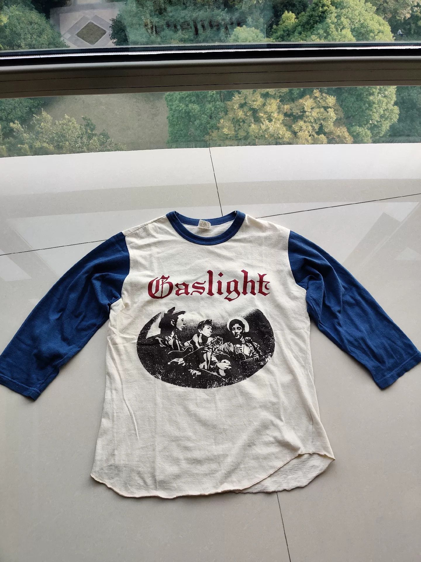 Freewheelers Gaslight Graphic Tee with 7/10 Sleeves Size US M / EU 48-50 / 2 - 1 Thumbnail