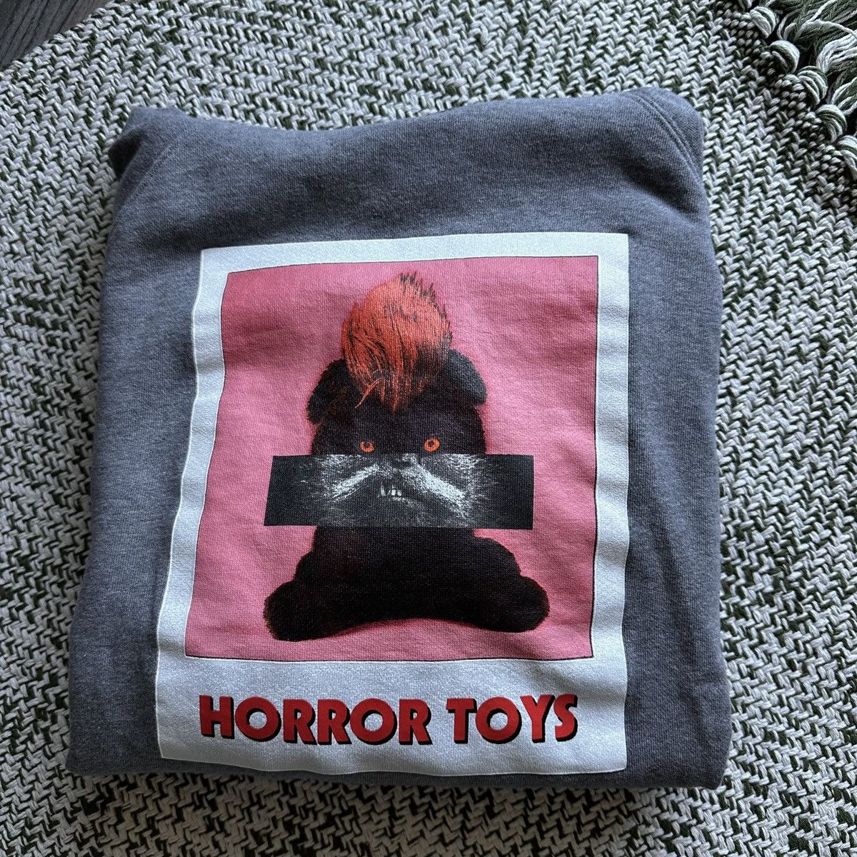 Neil Barrett Rare Deadstock Neil Barrett Horror Toys Print Hoodie Size US L / EU 52-54 / 3 - 8 Thumbnail