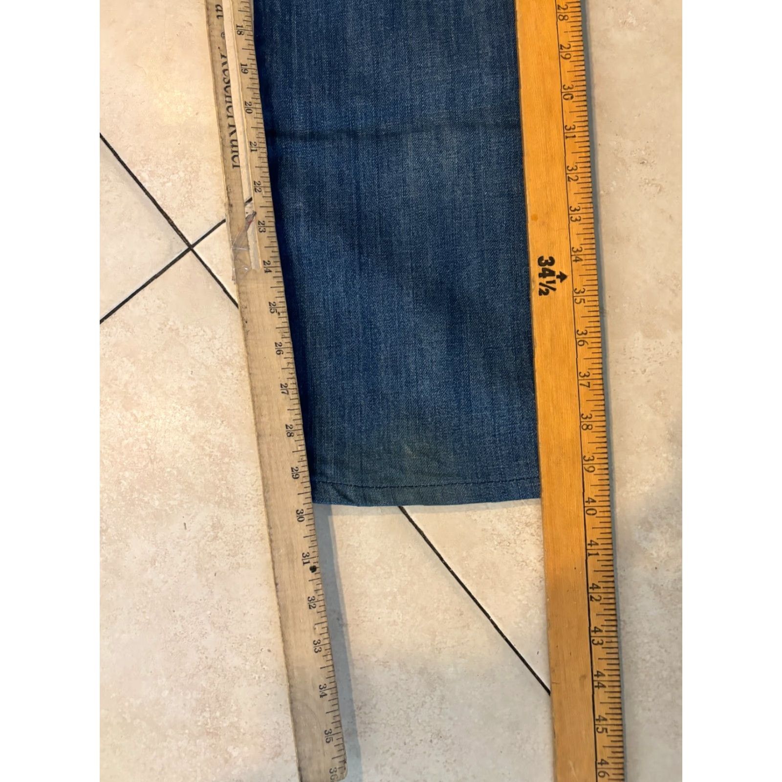 Diesel Diesel Safado Jeans Mens Slim Straight 29x32 Regular Button Fly Blue Denim 1378 8/10 Size US 29 - 7 Thumbnail