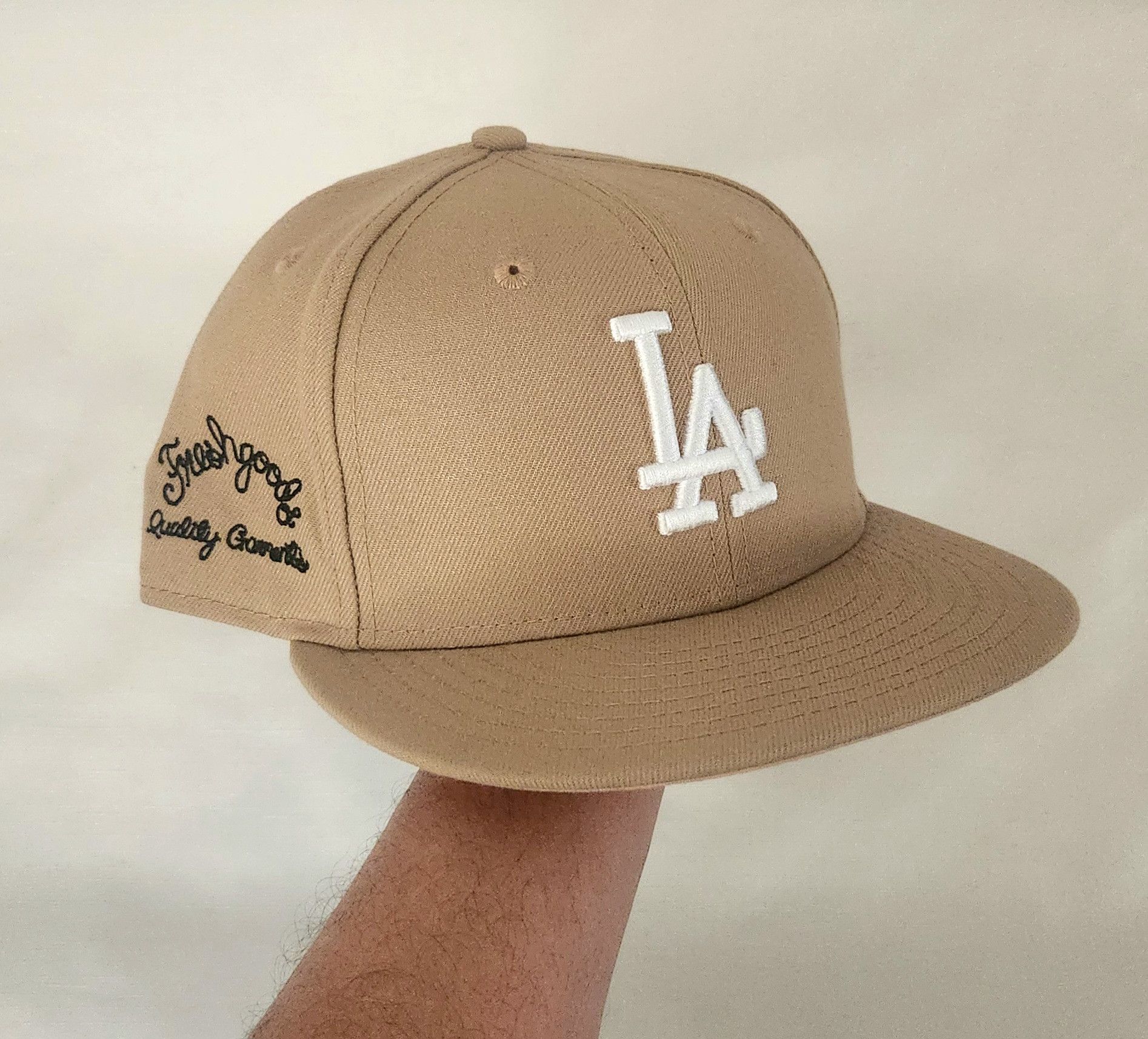 Cooperstown Collection × New Era Men's Los Angeles Dodgers New Era x Joe Freshgoods Tan Khaki Size ONE SIZE - 1 Thumbnail