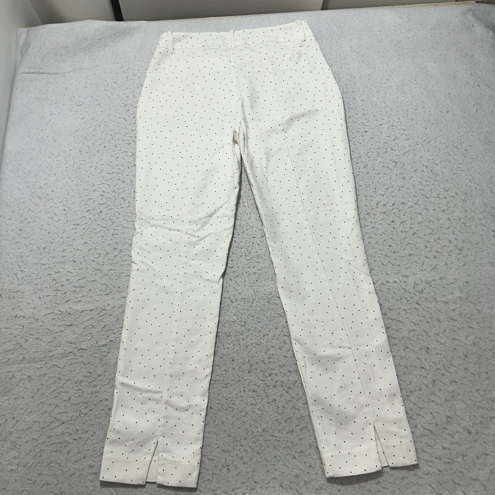 Other A New Day 0 Low Rise White Black Polka Dot Chino Pants Size 25" / US 0 / IT 36 - 7 Thumbnail