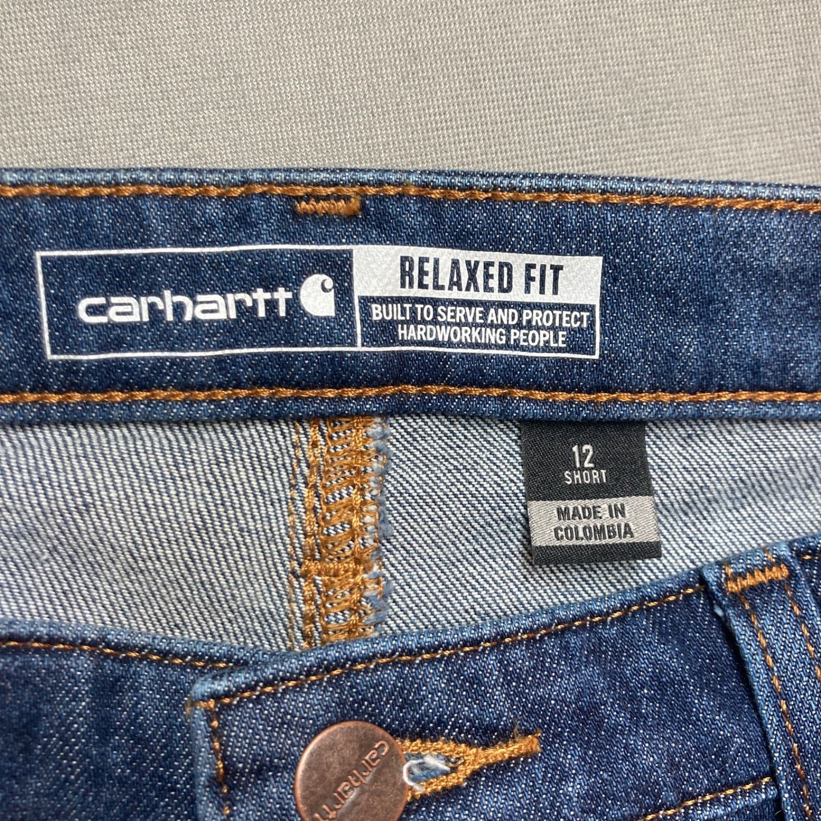 Carhartt Carhartt Relaxed Straight Denim Jeans Womens 12 Short Size 34" / US 12 / IT 48 - 3 Thumbnail