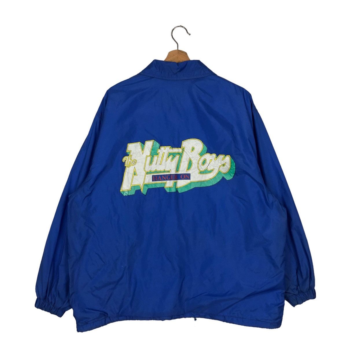 Japanese Brand VINTAGE AMERICAN LOOK NUTTY BOYS COACH JACKET BIG LOGO Size US L / EU 52-54 / 3 - 7 Thumbnail