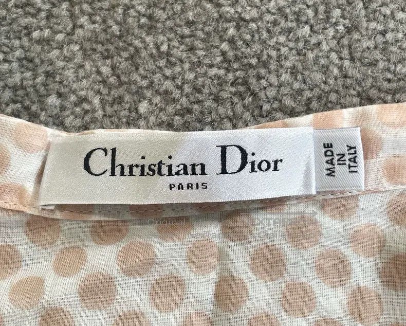 Dior Dior Irregular clothes, dotted little bee embroidered shir Size XS / US 0-2 / IT 36-38 - 5 Thumbnail