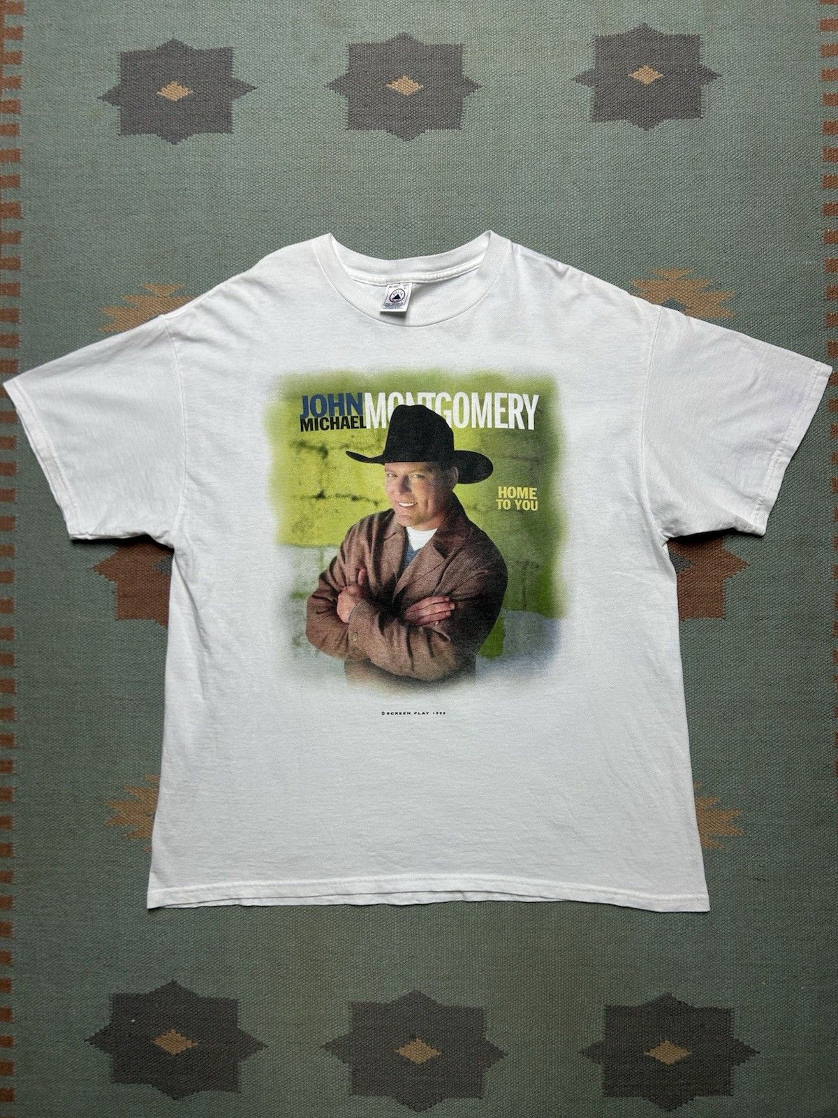 Vintage t shirt John Michael Montgomery home to you country music XL Size US XL / EU 56 / 4 - 1 Thumbnail