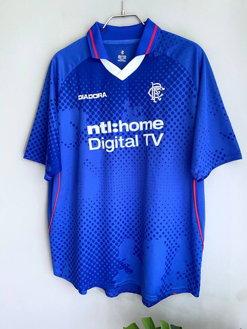 Diadora Diadora FC Glasgow Rangers 2002/03 Home Soccer Jersey, XL Size US XL / EU 56 / 4 - 2 Thumbnail