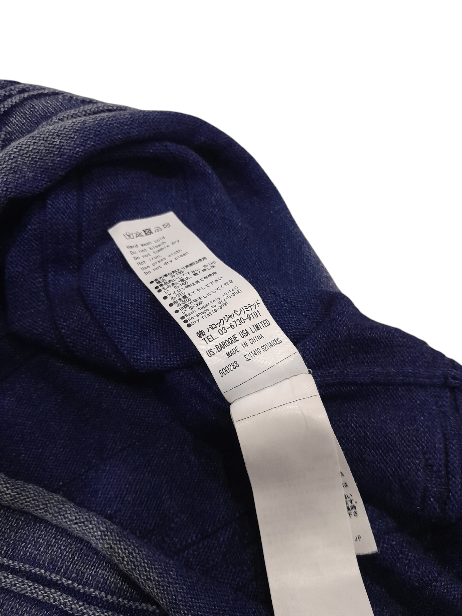 MOUSSY AZUL by Moussy Knitwear Shirt Indigo (F453) Size US M / EU 48-50 / 2 - 7 Thumbnail