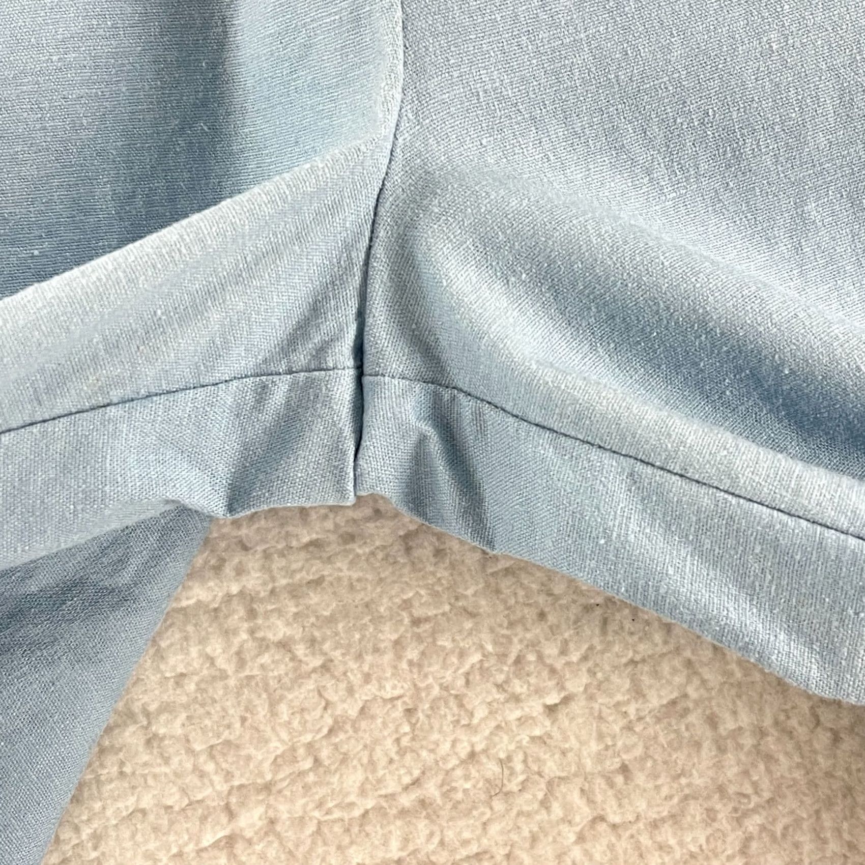 Urban Outfitters Urban Outfitters Blue Linen Blend Straight Leg High Rise Pants Womens Size 0 jeans not included Size 25" / US 0 / IT 36 - 6 Thumbnail