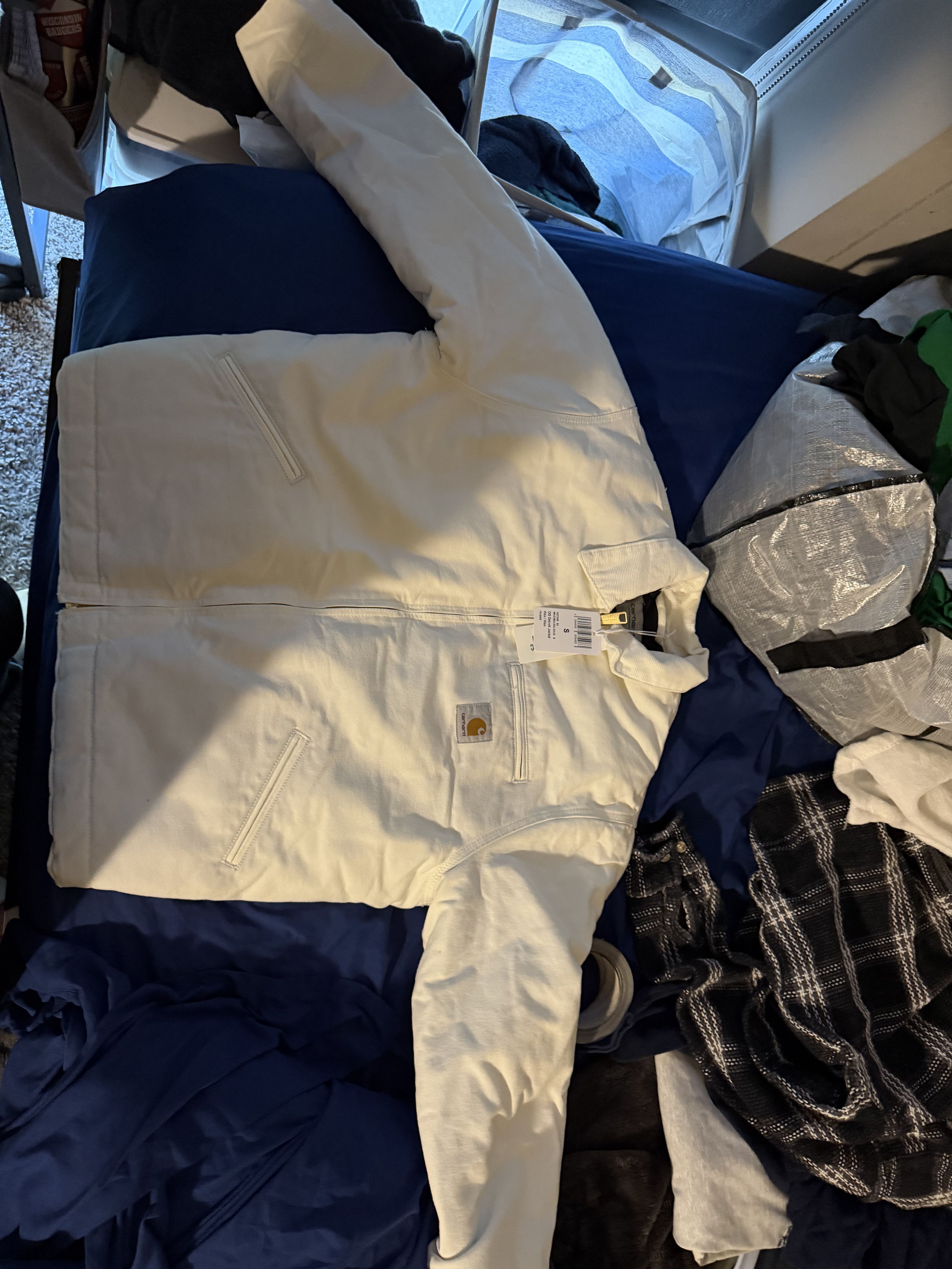 Carhartt Carhartt White detriot/work jacket Size US S / EU 44-46 / 1 - 2 Thumbnail
