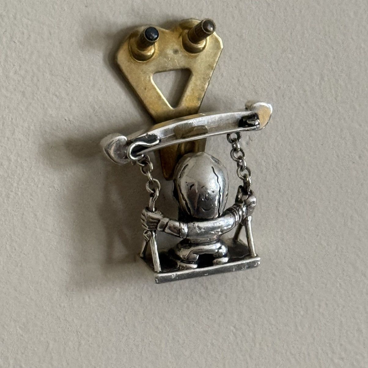 Chrome Hearts RARE Chrome Hearts Collector Foti Swing ‘Swinger’ Pin Size ONE SIZE - 13 Thumbnail