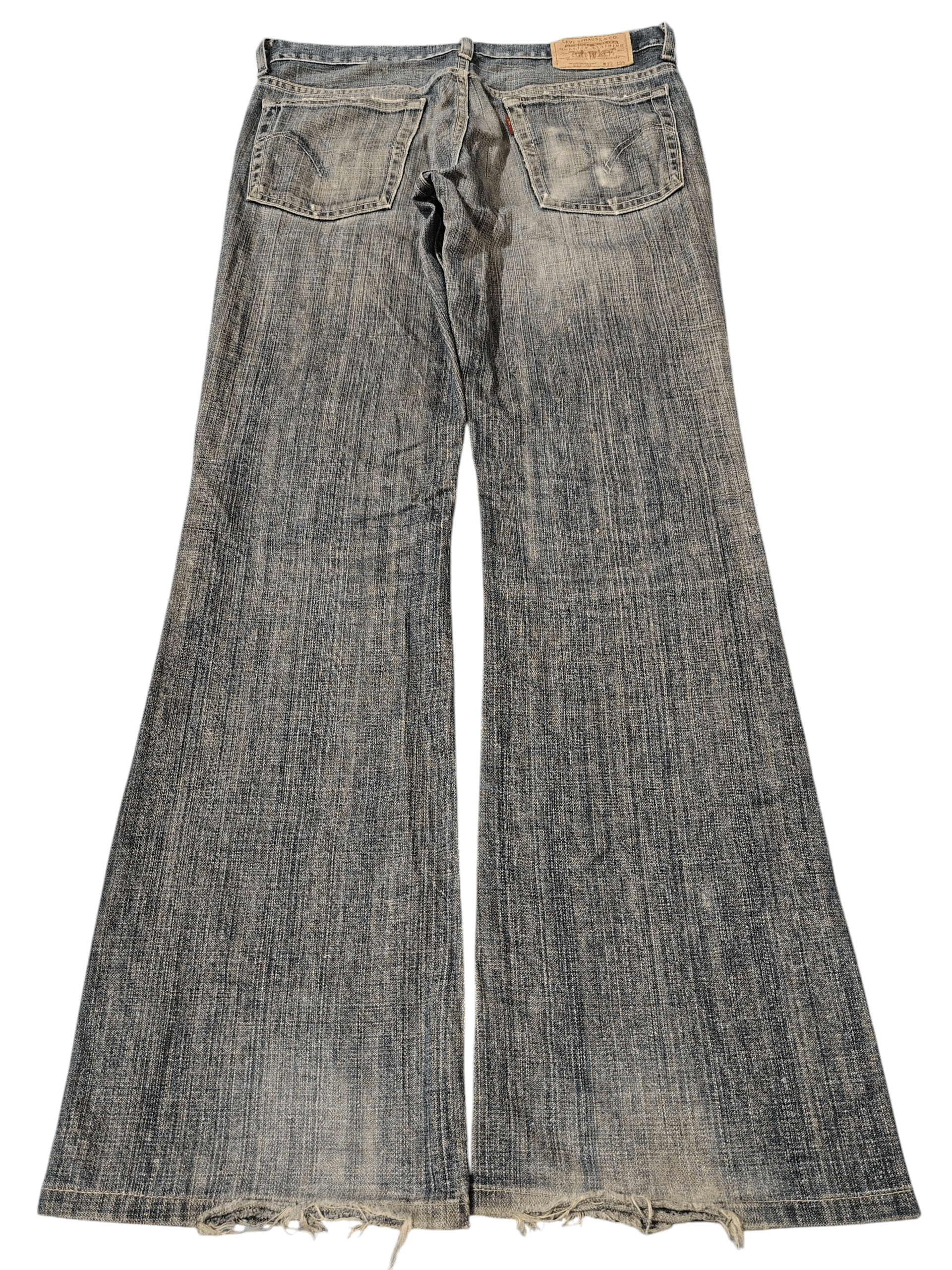 Vintage Distressed Levi's Flared Japan Jeans Size US 31 - 1 Thumbnail