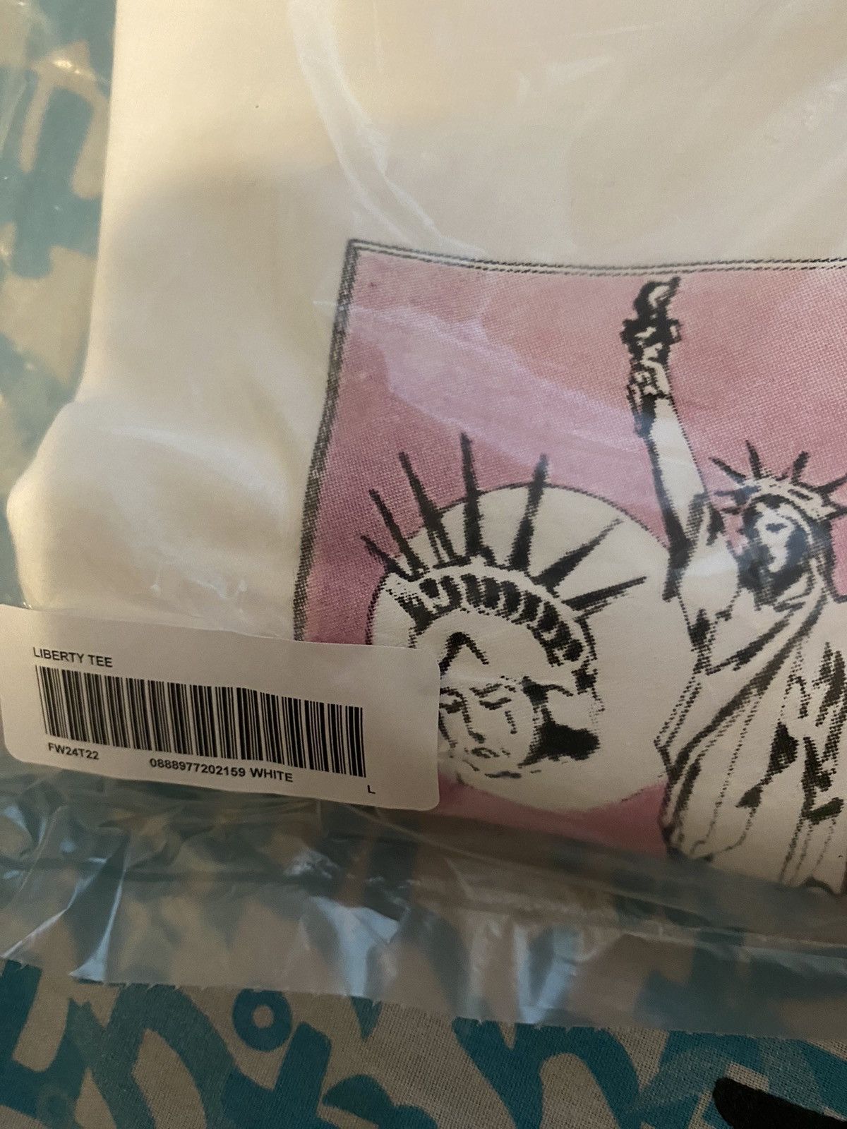 Supreme Supreme Liberty Tee White Size Large Size US L / EU 52-54 / 3 - 4 Thumbnail