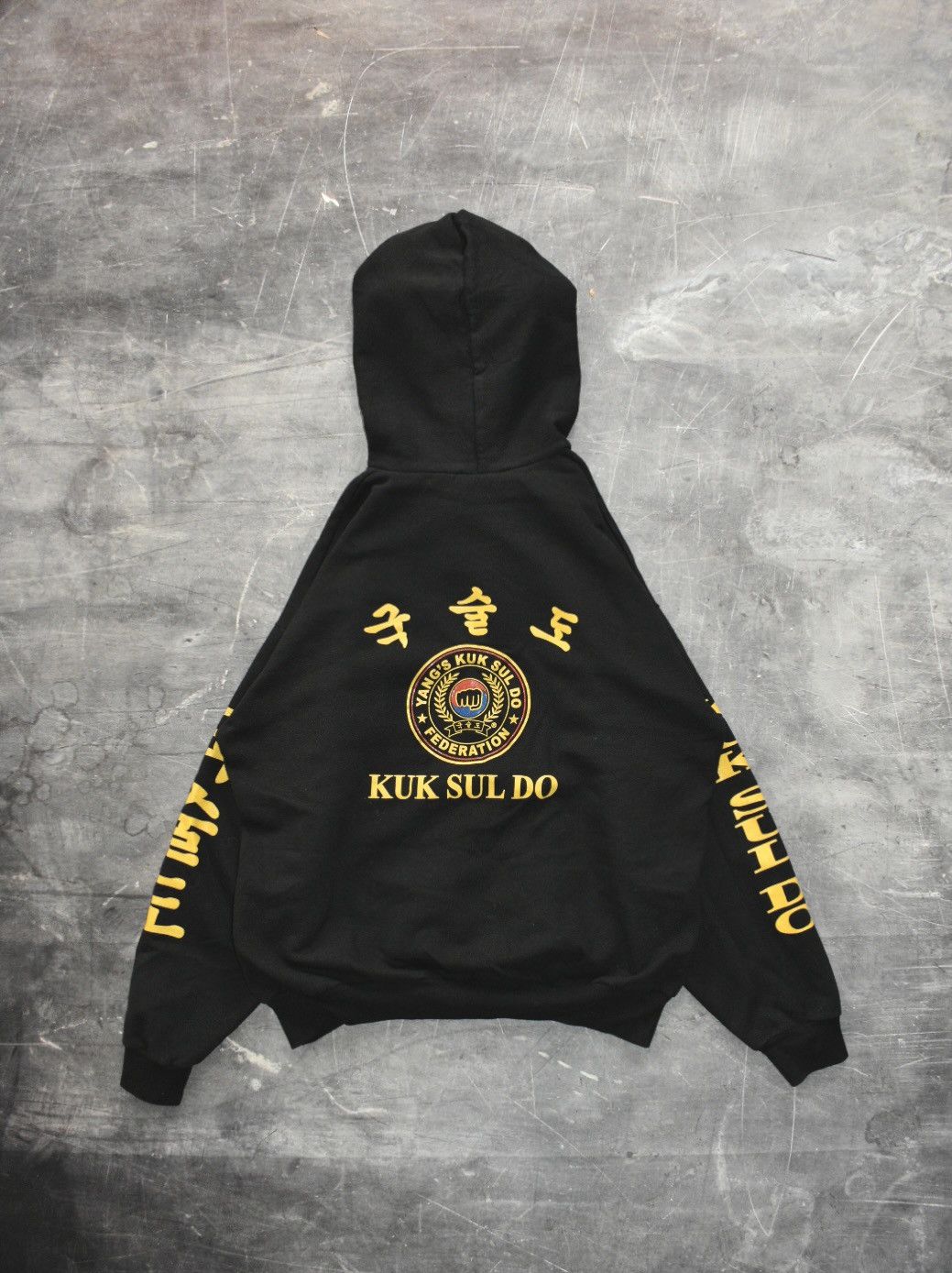 Vintage Vintage Yangs Kuk Sul Do Federation Hoodie (XL) Size US XL / EU 56 / 4 - 1 Thumbnail