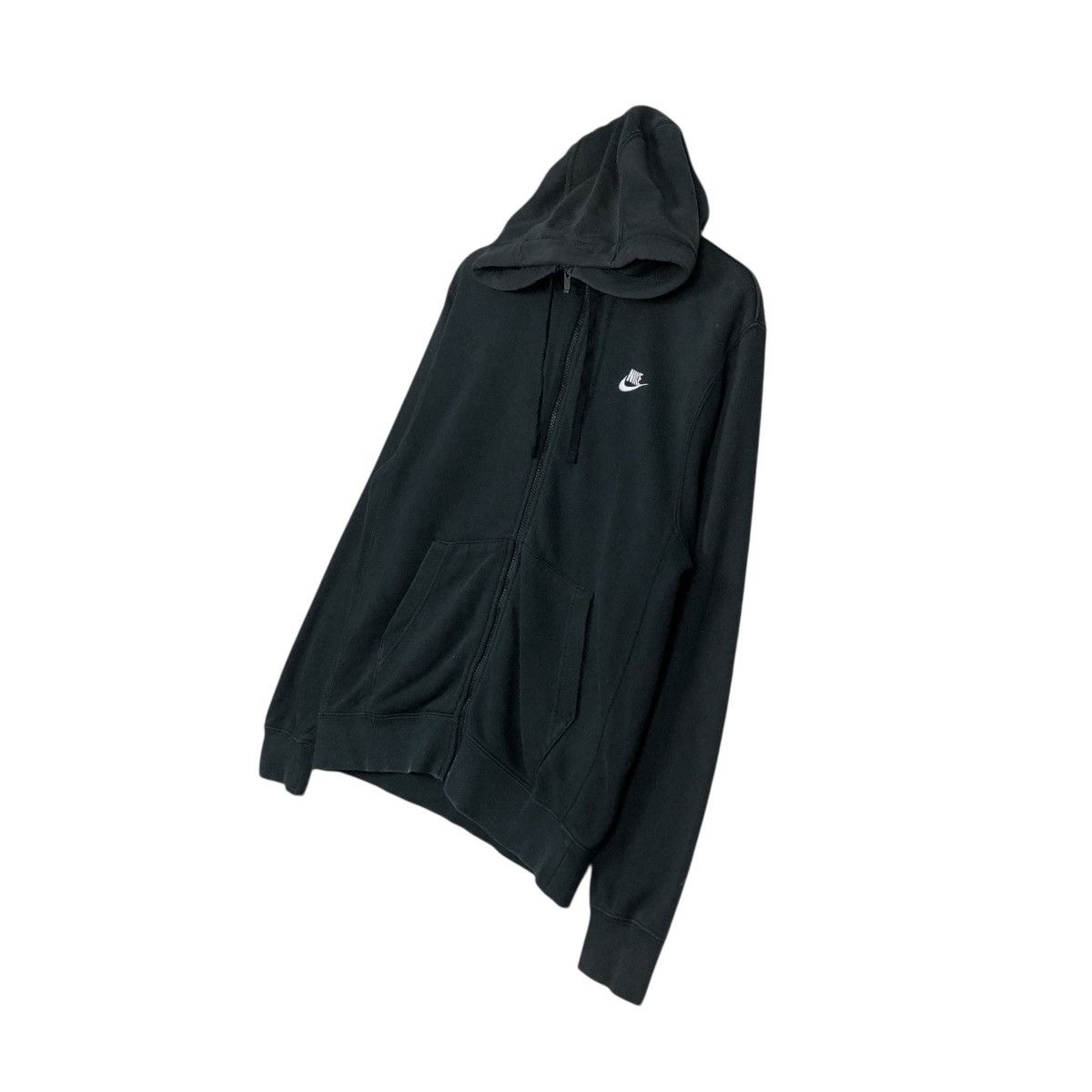 Nike 🔥RICH BLACK ZIPPER HOODIE NIKE SMALL PONY Size US M / EU 48-50 / 2 - 4 Thumbnail