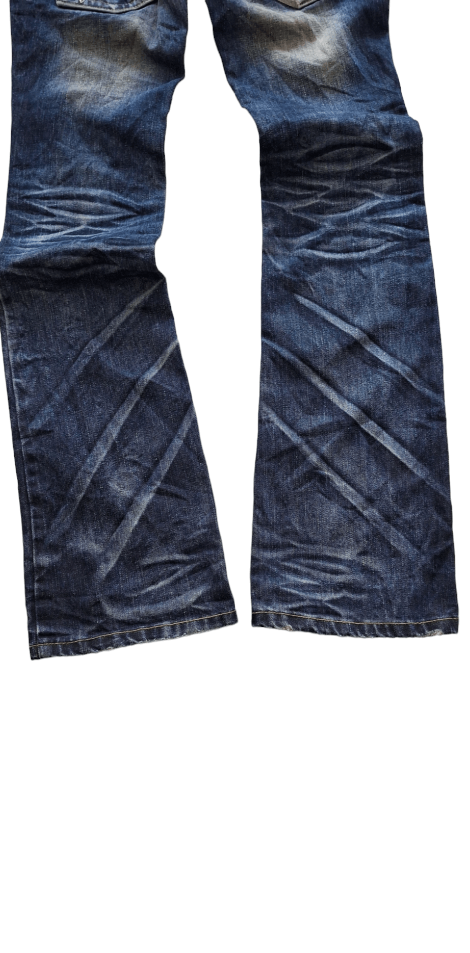 Designer × Japanese Brand Japanese Brand Lolita Flared Whiskered Jeans Size US 26 / EU 42 - 9 Thumbnail