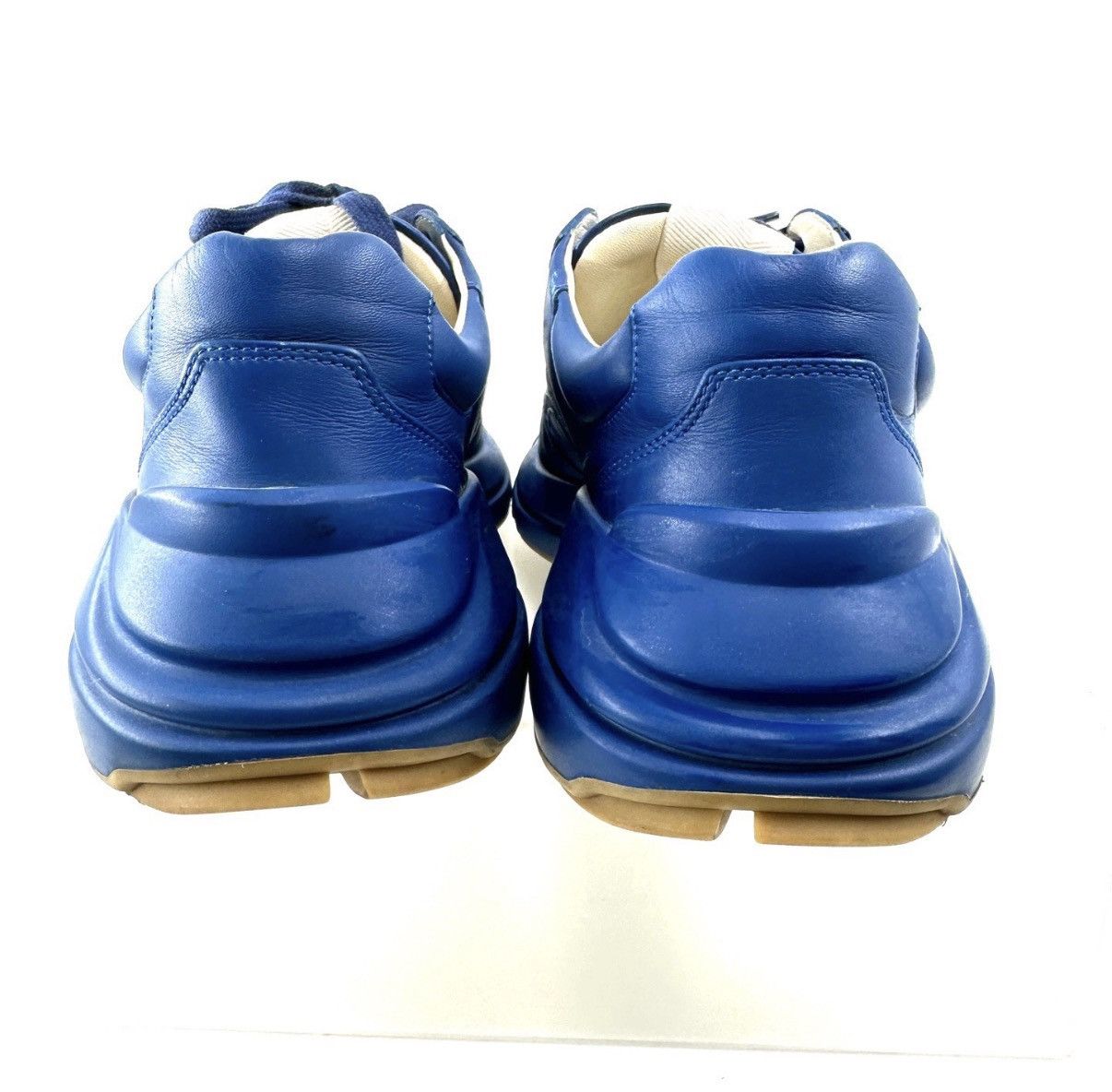 Gucci Gucci/Rhyton Low-Top Blue Logo Dad Sneakers K12 Size US 8 / EU 41 - 4 Thumbnail