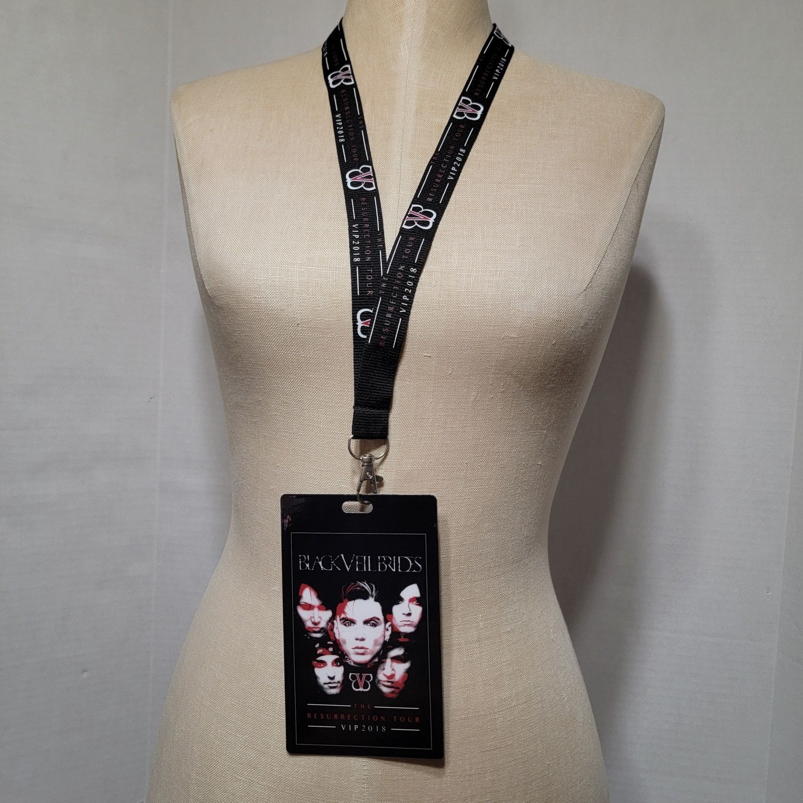 Other Black Veil Brides Laminated Pass Resurrection Tour w Lanyard Size ONE SIZE - 1 Thumbnail
