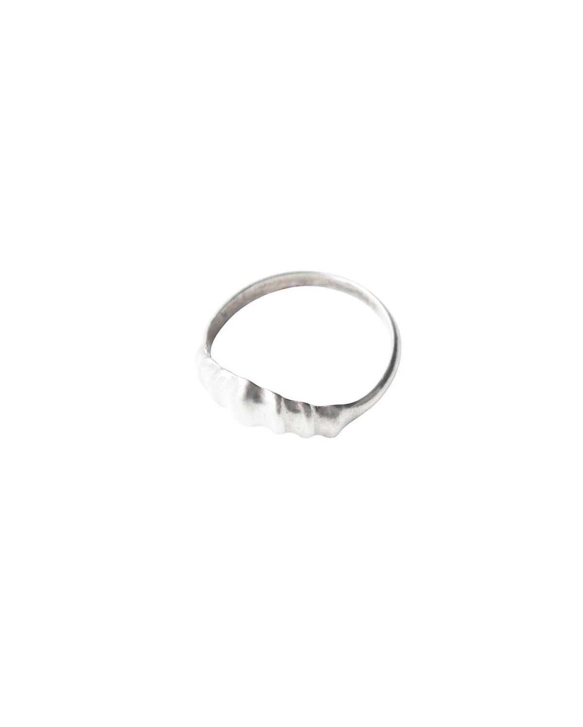 Japanese Brand × Vintage 2000S JAPANESE MADE SCULPTURAL SILVER RING Size ONE SIZE - 2 Thumbnail