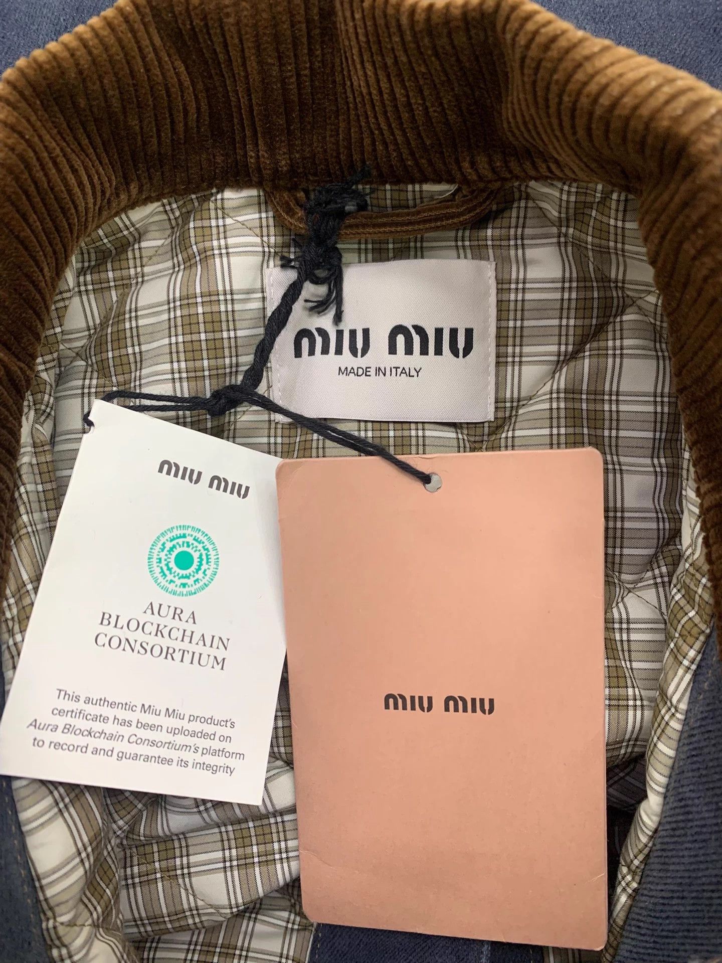 Miu Miu MIU MIU 25FW Padded Collared Denim Jacket 36 NWT Size XS / US 0-2 / IT 36-38 - 4 Thumbnail