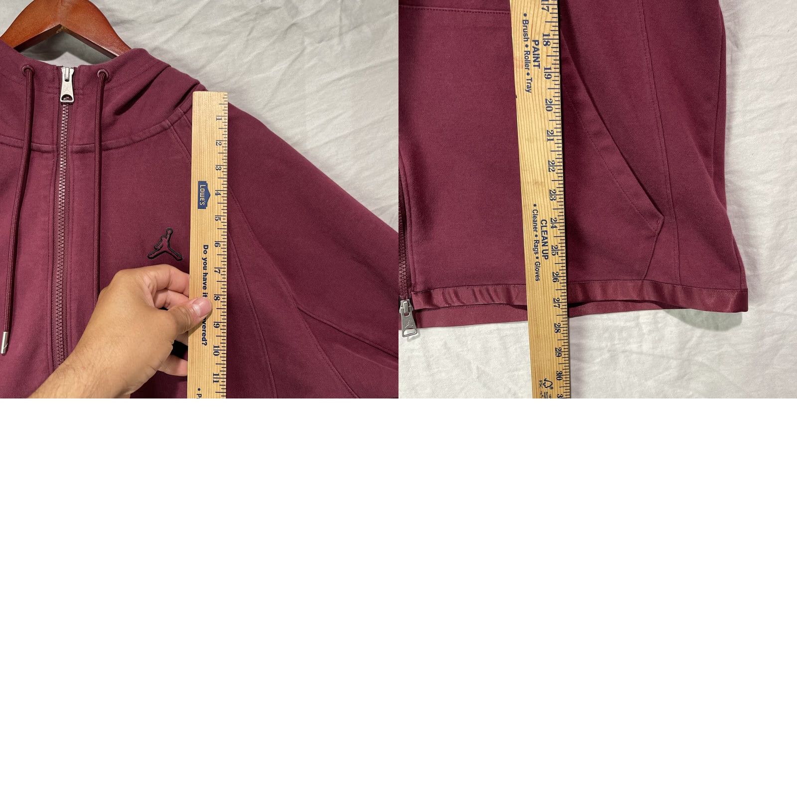 Jordan Brand Air Jordan Jacket Mens XL Purple Essentials Zip Up Hoodie Nike Size US XL / EU 56 / 4 - 9 Thumbnail