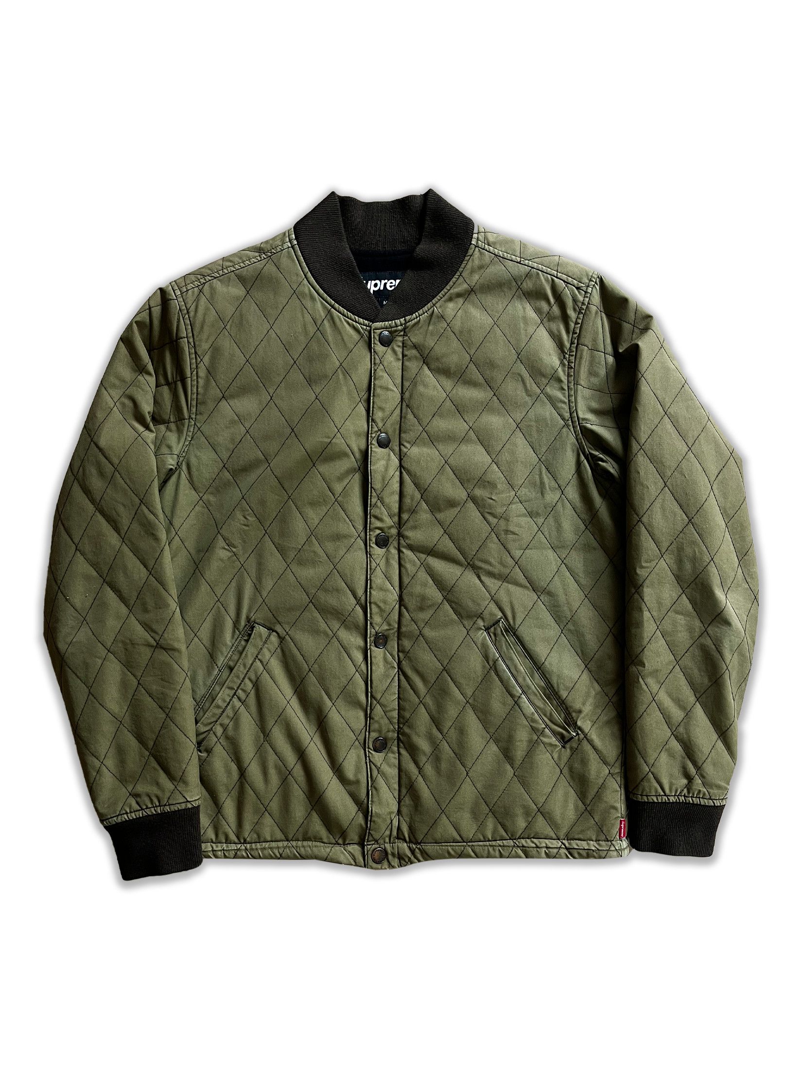 Supreme FW10 Supreme x British Millerain Diamond Quilted Jacket 
