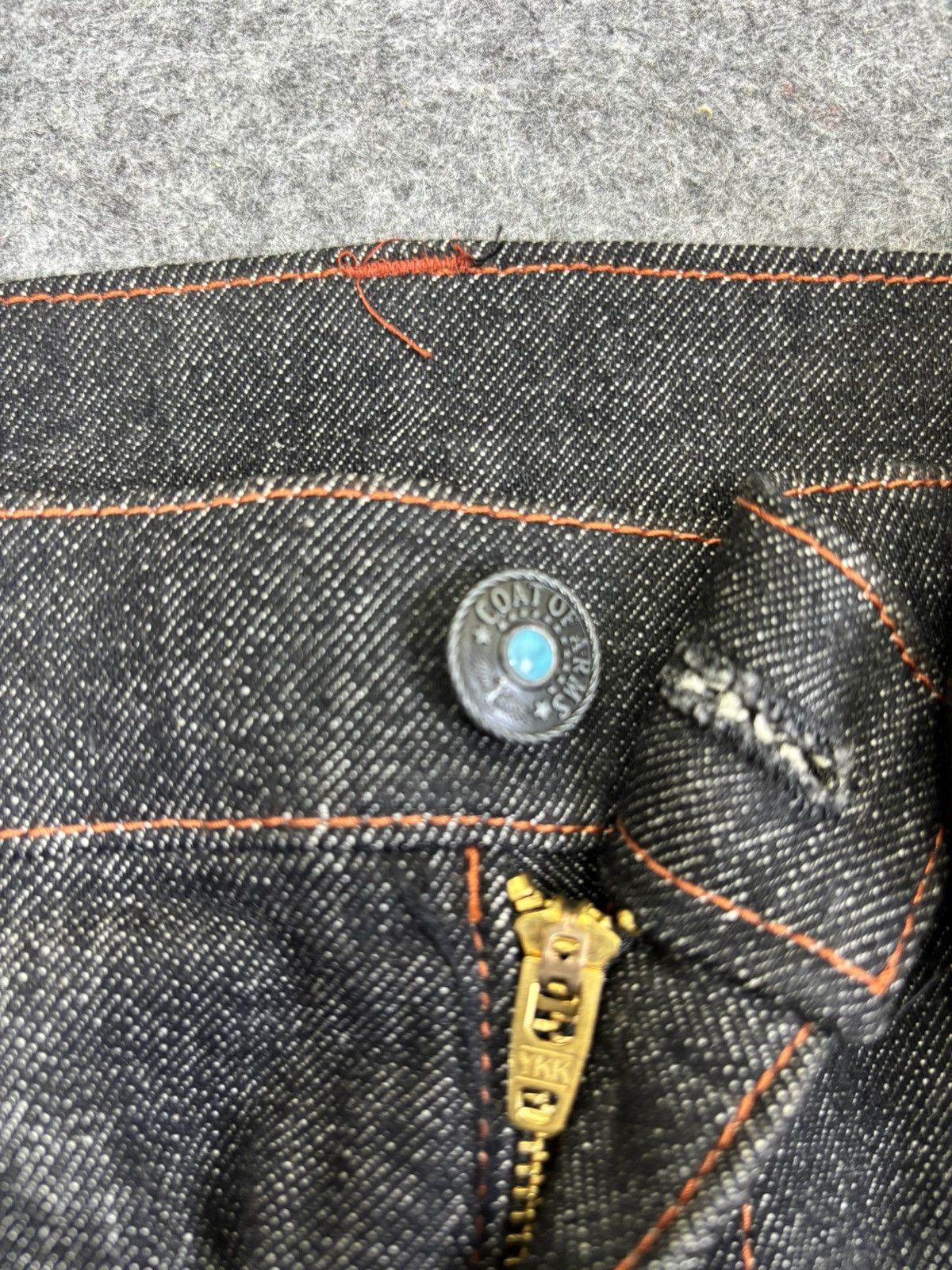 Japanese Brand Coat Of Arms Regular Denim F936 Size US 30 / EU 46 - 6 Thumbnail