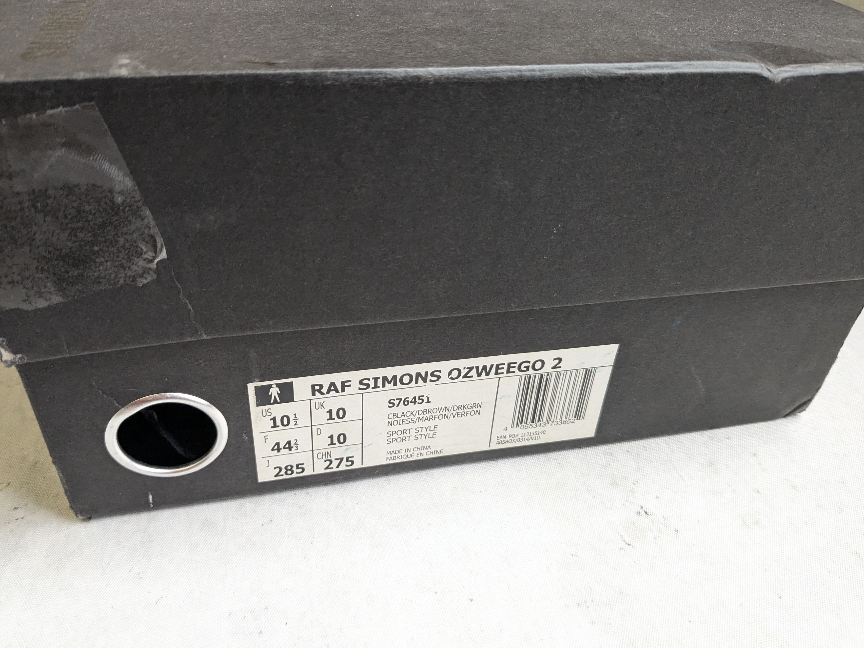 Adidas × Raf Simons Raf Simons Ozweego 2 Black Blue Size US 10.5 / EU 43-44 - 17 Thumbnail