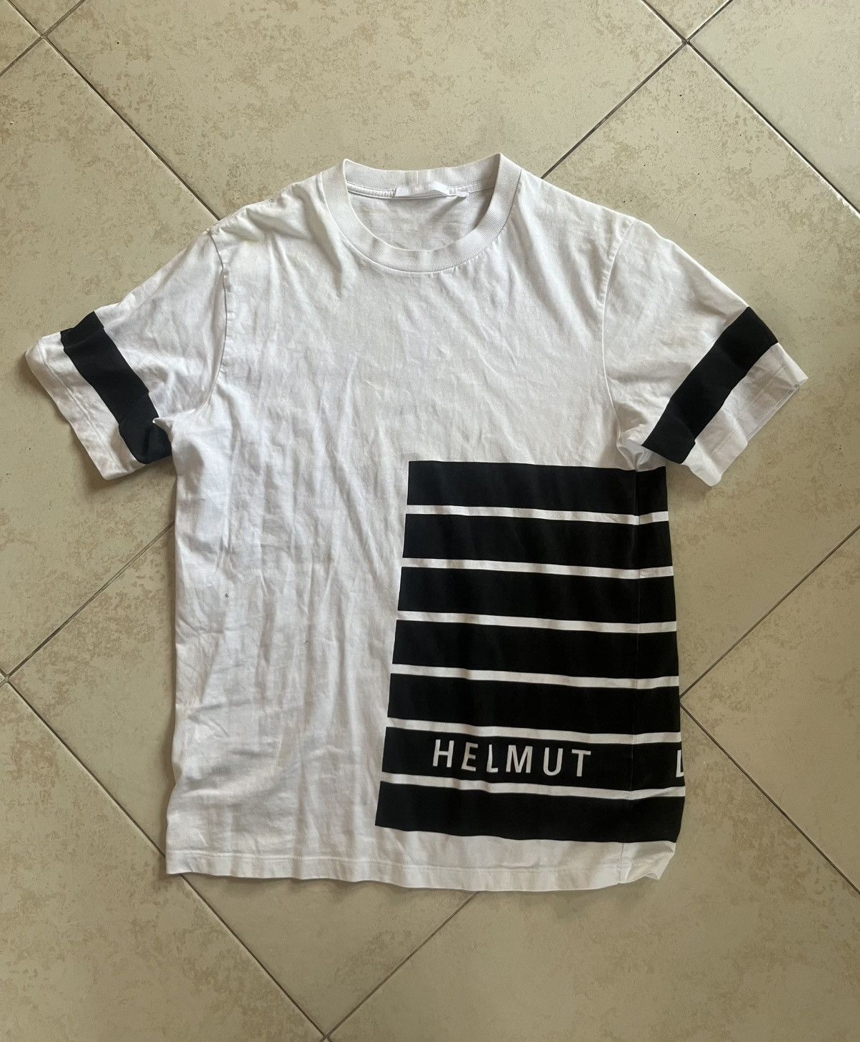 Helmut Lang Helmut lang Stripe Logo Size US S / EU 44-46 / 1 - 1 Thumbnail
