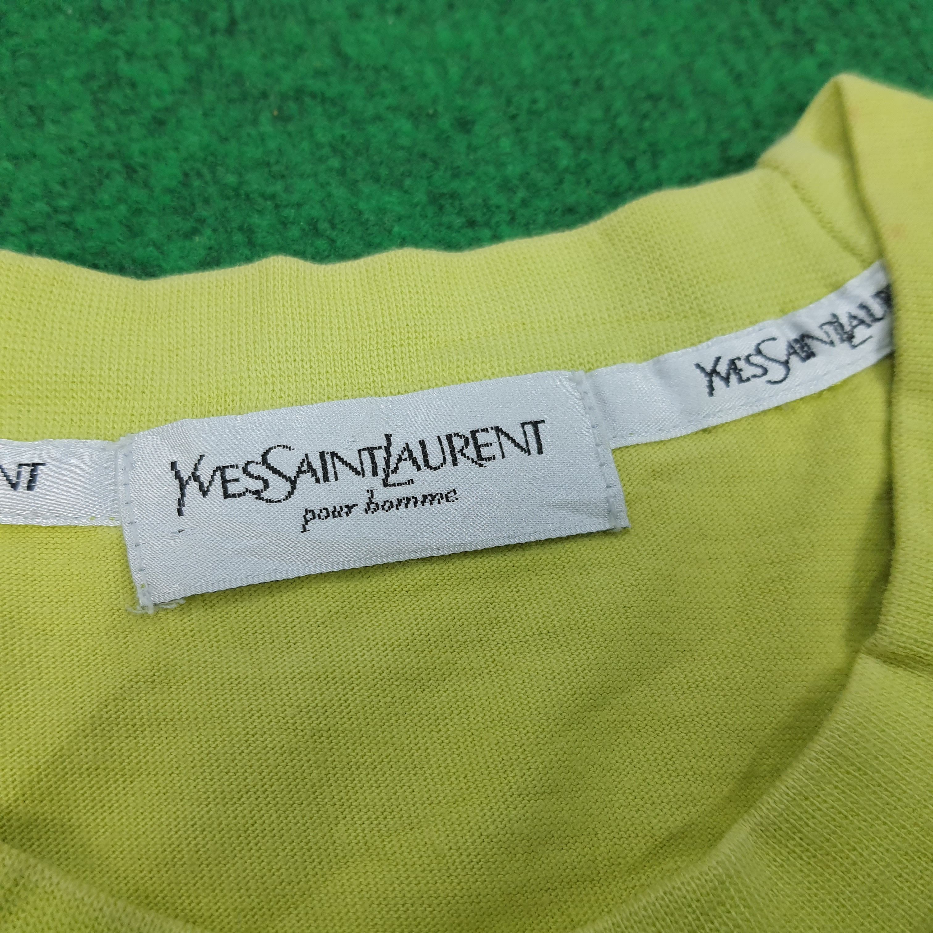 Vintage × Yves Saint Laurent Vintage Yves Saint Laurent YSL Designer Tshirt Size US M / EU 48-50 / 2 - 3 Thumbnail