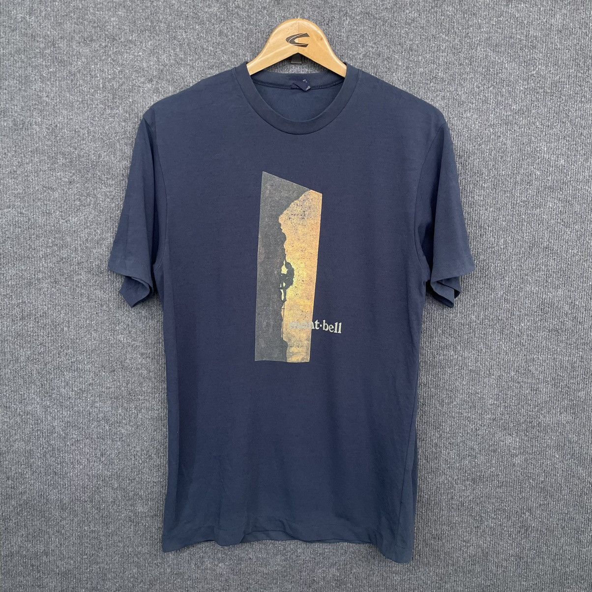 Montbell × Vintage Vintage 90s Montbell All Single Stitch T Shirt Size US S / EU 44-46 / 1 - 1 Thumbnail