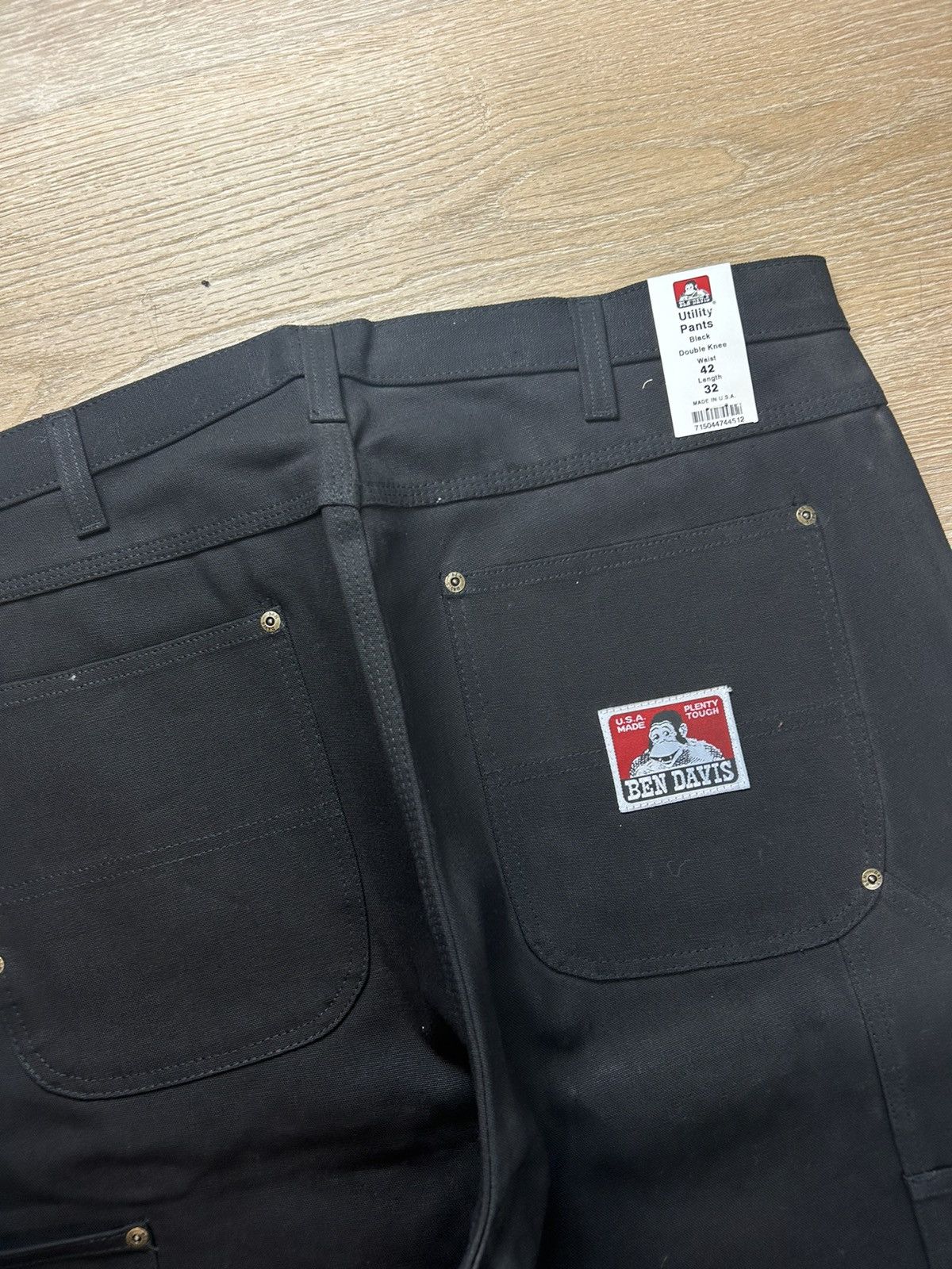 Vintage Ben Davis Rare Double Knee Utility Jeans