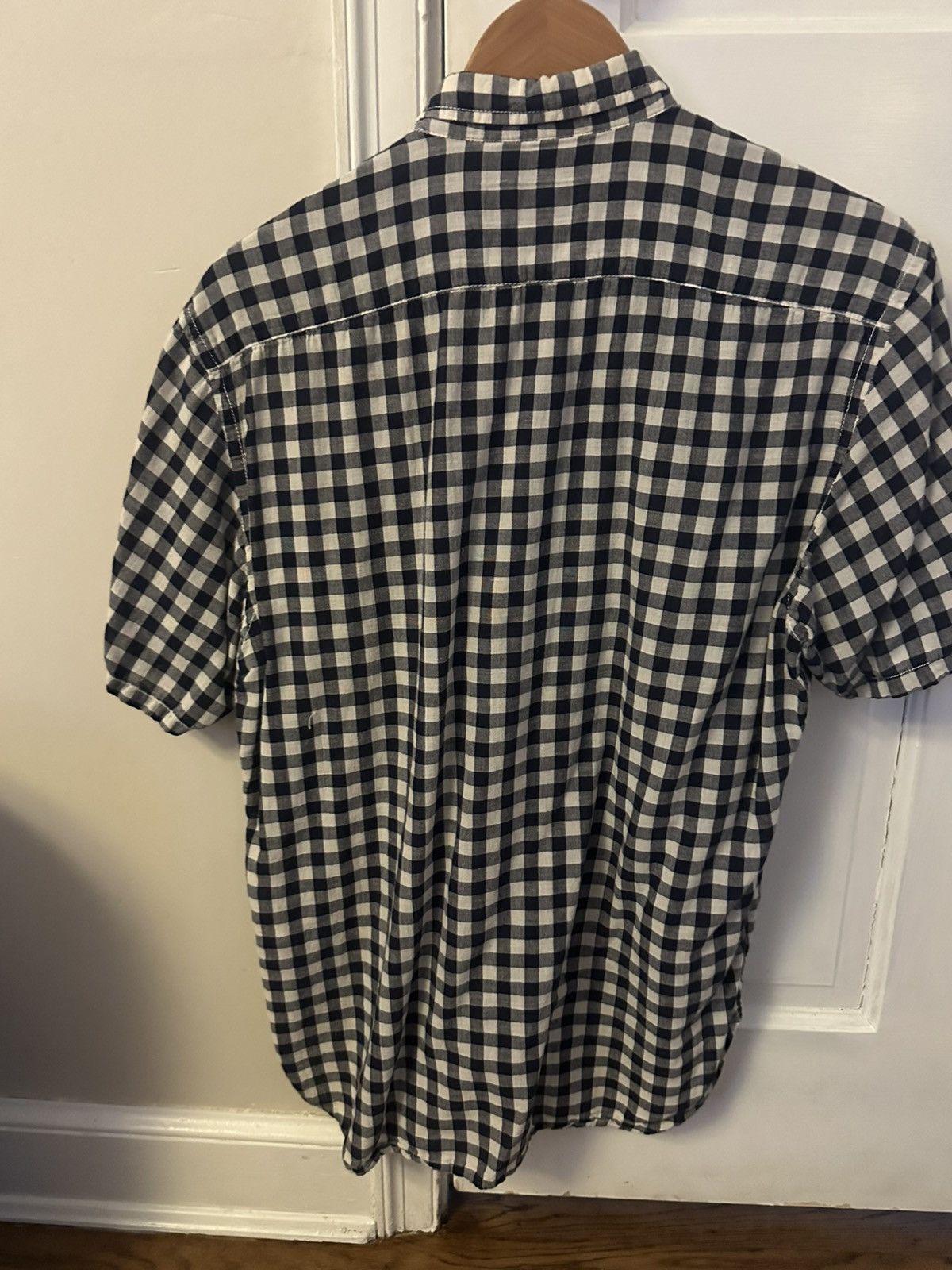 What Goes Around Comes Around WCAGA Cotton Linen Checkered Button Down size M Size US M / EU 48-50 / 2 - 5 Thumbnail