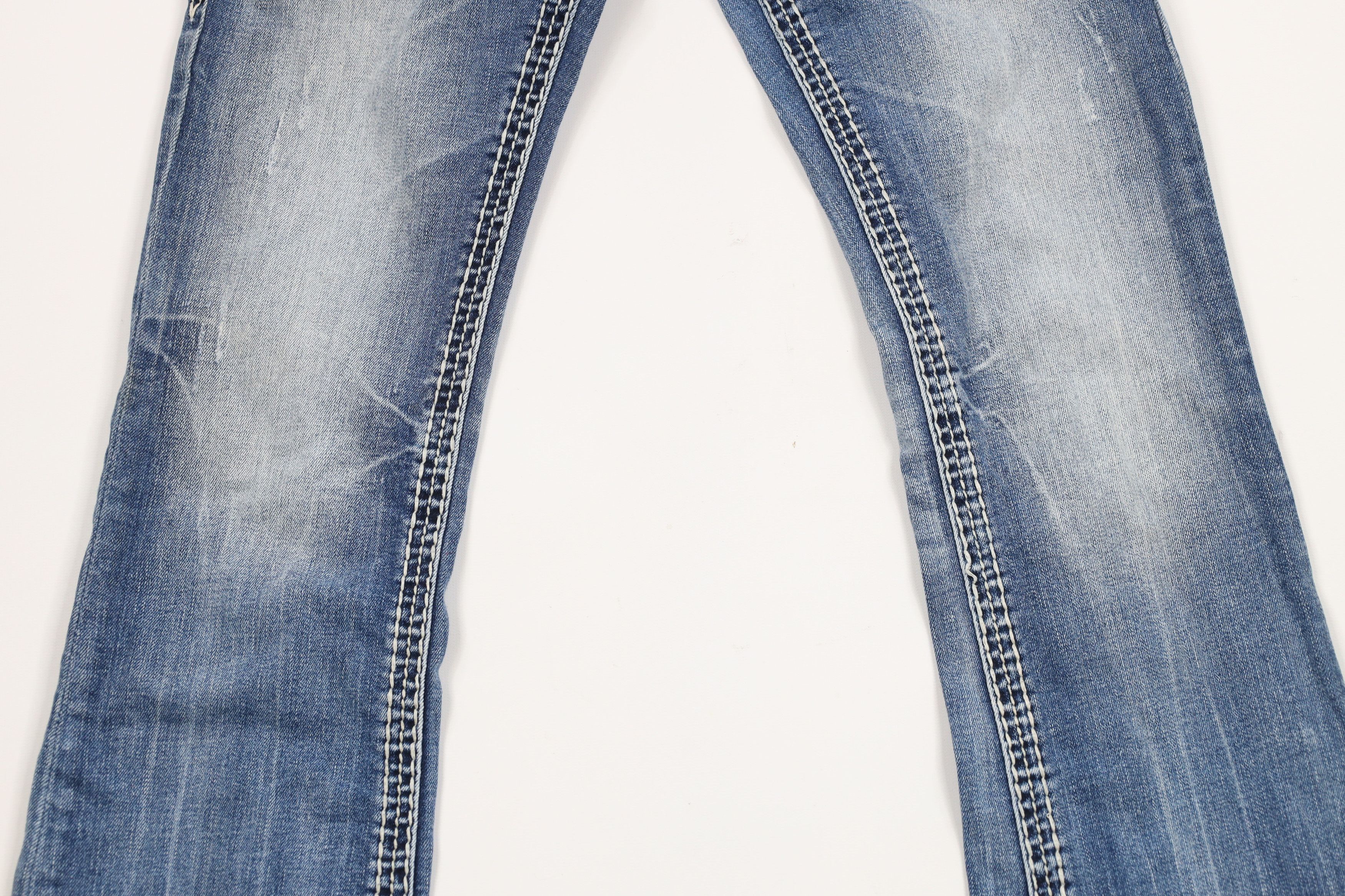 Rock Revival × Vintage Rock Revival Thick Stitch Yui Bootcut Jeweled Denim Jeans Size 26" / US 2 / IT 38 - 3 Thumbnail