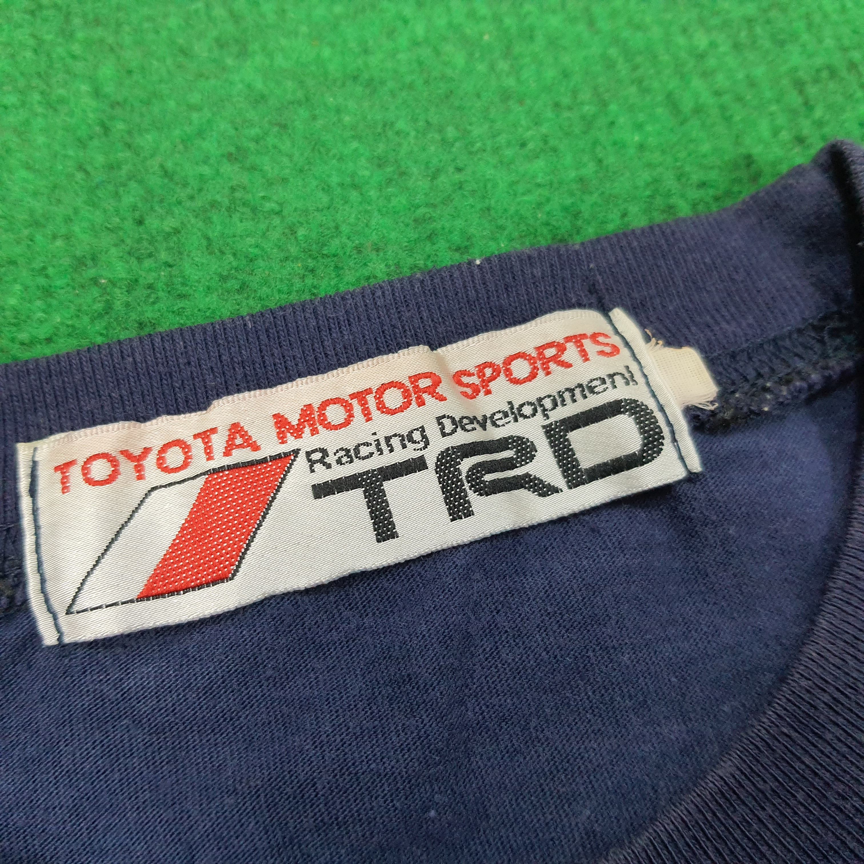 Japanese Brand × Vintage Vintage TRD Toyota Motorsports Racing Team Tshirt Size US M / EU 48-50 / 2 - 5 Thumbnail