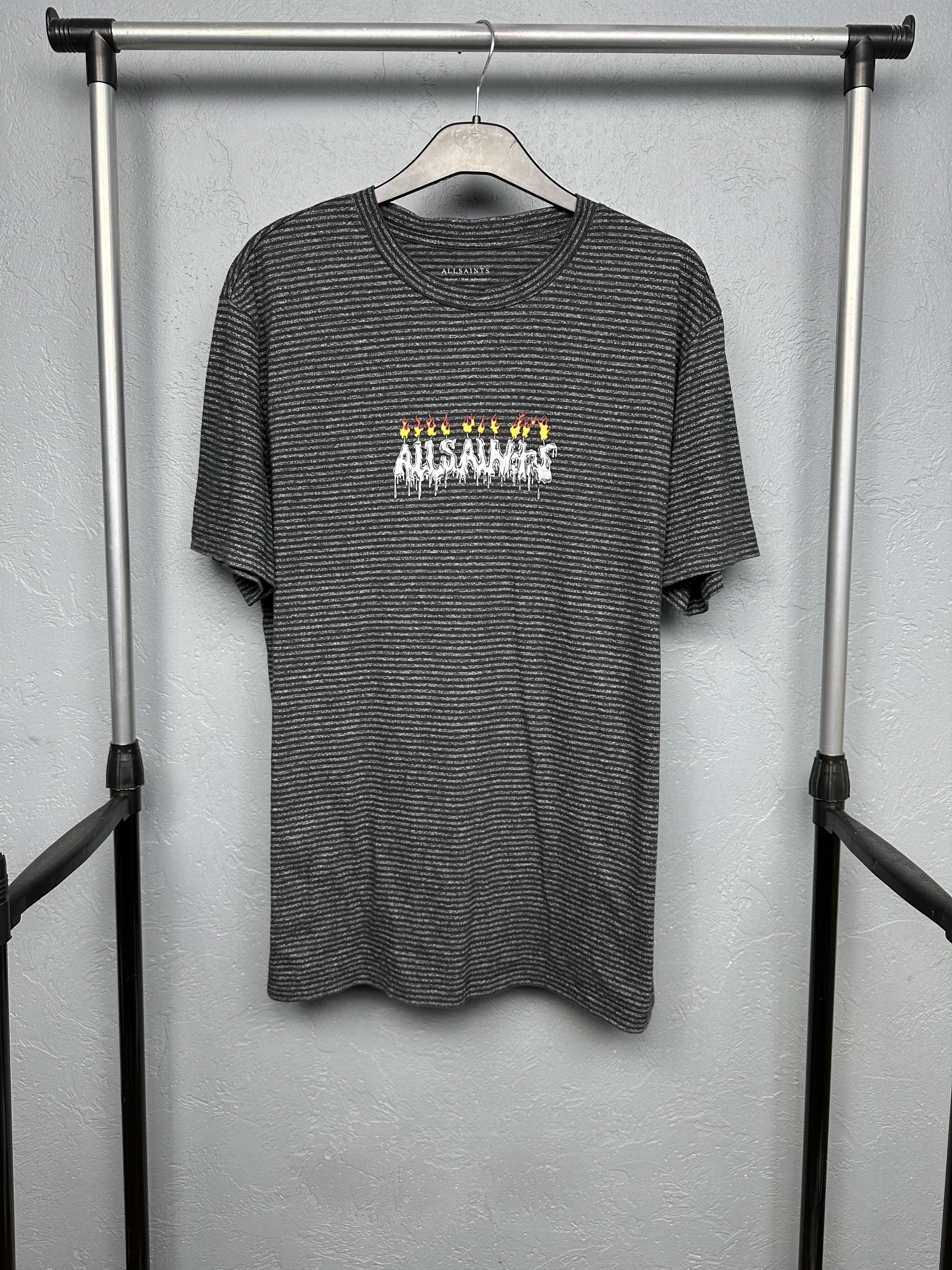 Allsaints AllSaints Candelabrum Mens SS Crew Neck T-Shirt Size US M / EU 48-50 / 2 - 1 Thumbnail