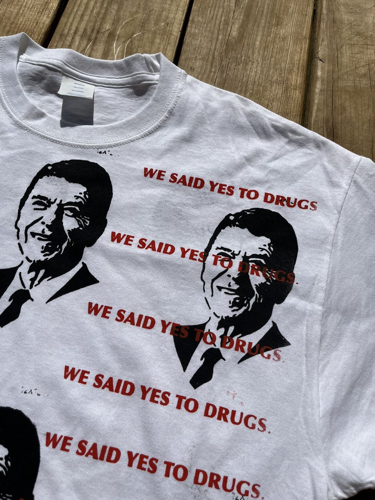 Other All Over Print Ronald Reagan We Said Yes to Drugs T-Shirt Size US XL / EU 56 / 4 - 5 Thumbnail