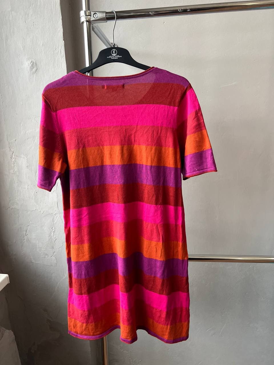 Gudrun Sjoden GUDRUN SJODEN ORGANIC COTTON PLEAT STRIPED TUNIC DRESS SZ L Size L / US 10 / IT 46 - 9 Thumbnail