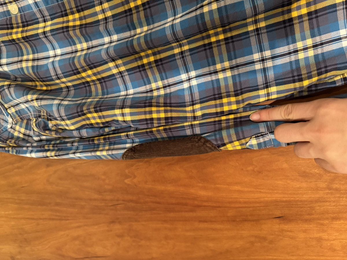 Other Vintage Plaid button-up light-blue w/ elbow patches Size US M / EU 48-50 / 2 - 4 Thumbnail