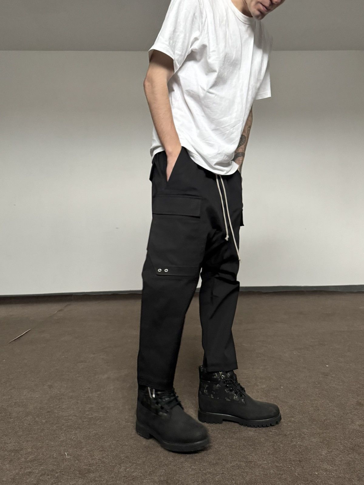 Rick Owens Rick Owens Black Pants Cargo Size US 30 / EU 46 - 5 Thumbnail