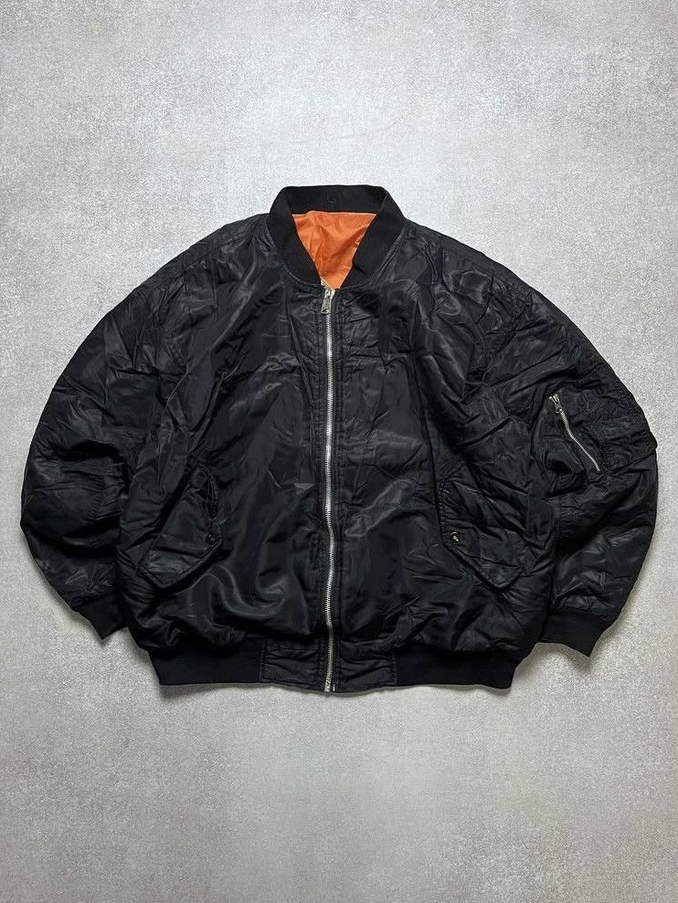 VINTAGE MA-1 BALENCY STYLE JPN IF SIX BOMBER JACKET OVERSIZE