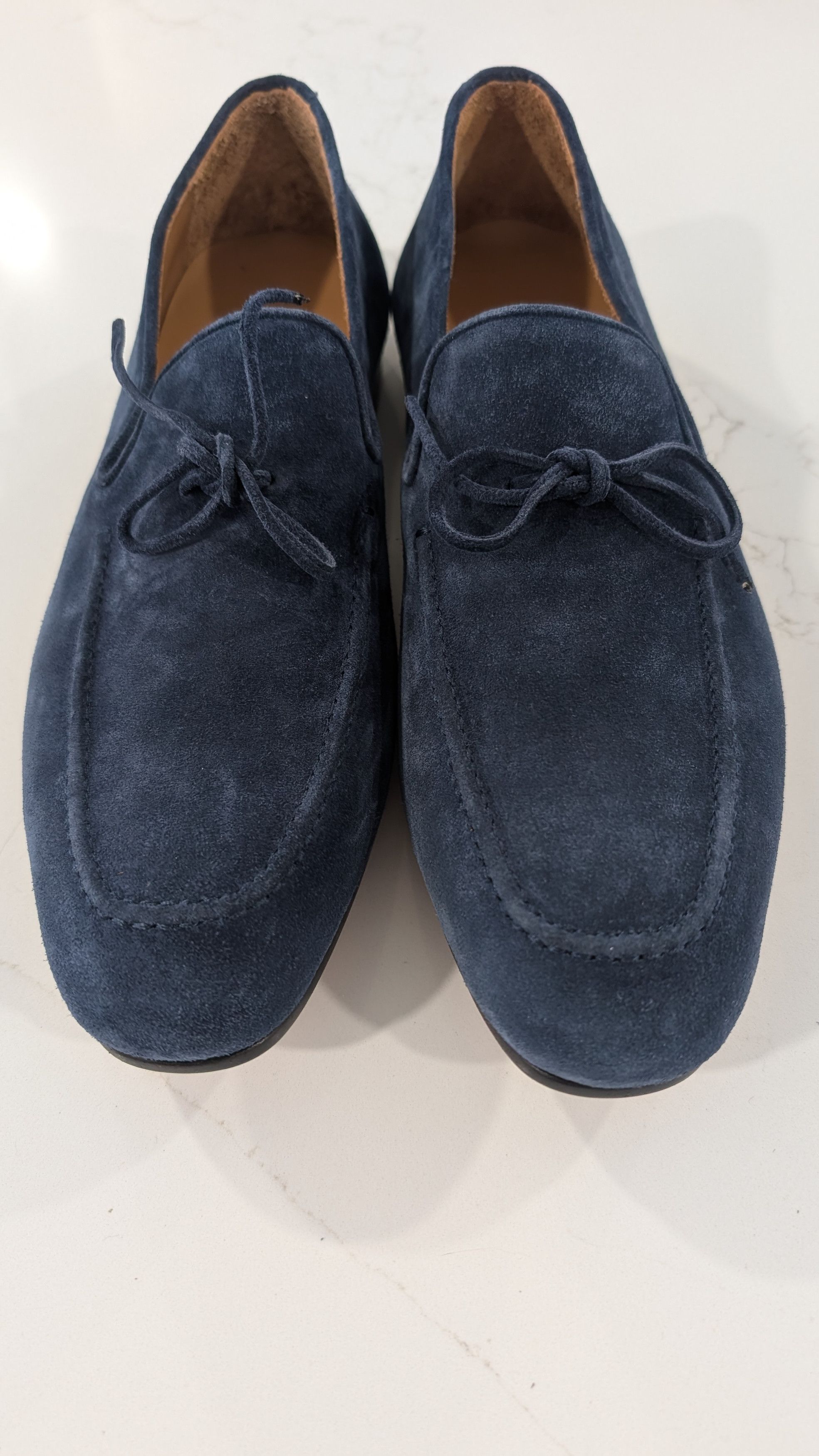 Other Paolo Scafora Art 740 Blue Suede Slip On Loafer Mens Size 10 Size US 10 / EU 43 - 1 Thumbnail