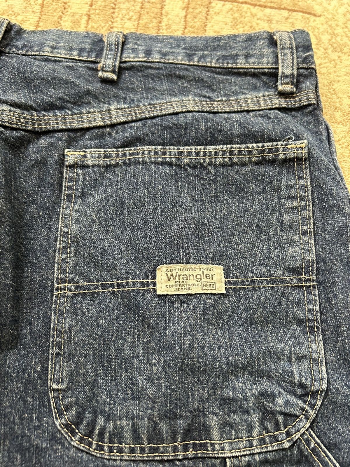 Vintage × Wrangler Vintage Wrangler Carpenter Denim Shorts Size US 36 / EU 52 - 3 Thumbnail