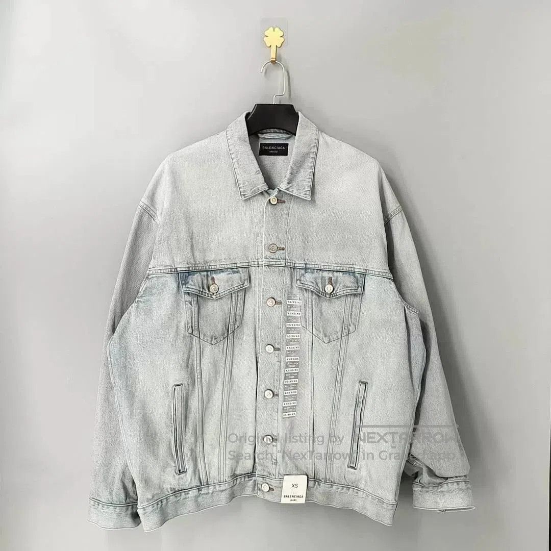 Balenciaga Balenciaga SS24 Washed Denim Jacket. Size US XS / EU 42 / 0 - 1 Thumbnail