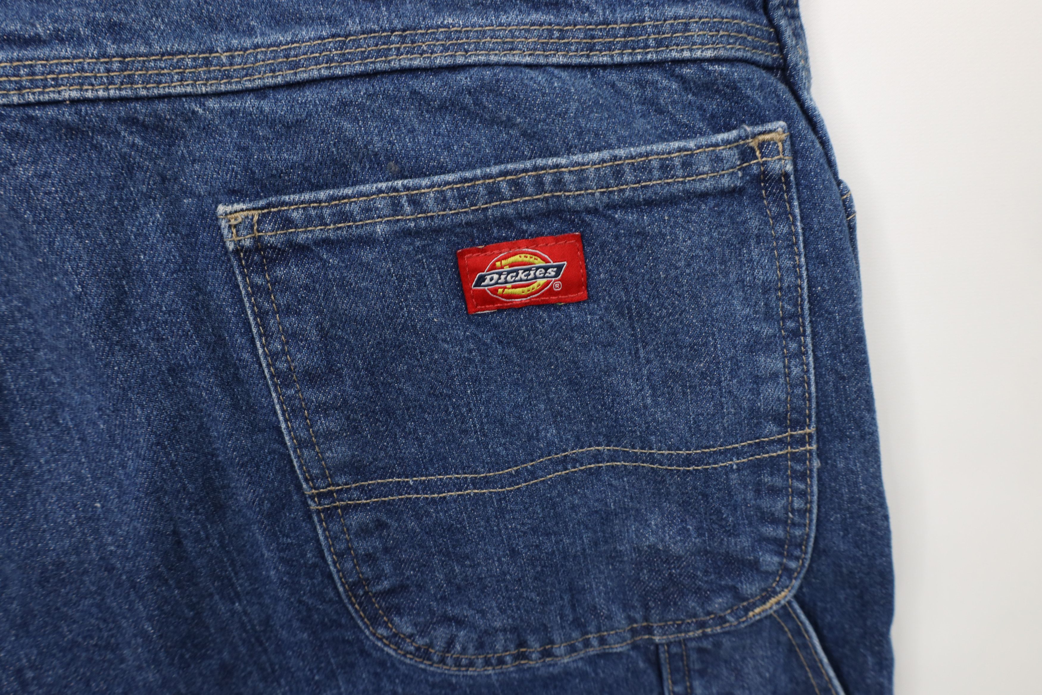 Dickies Vintage Dickies Spell Out Wide Leg Denim Jeans Blue Cotton Size US 38 / EU 54 - 14 Thumbnail