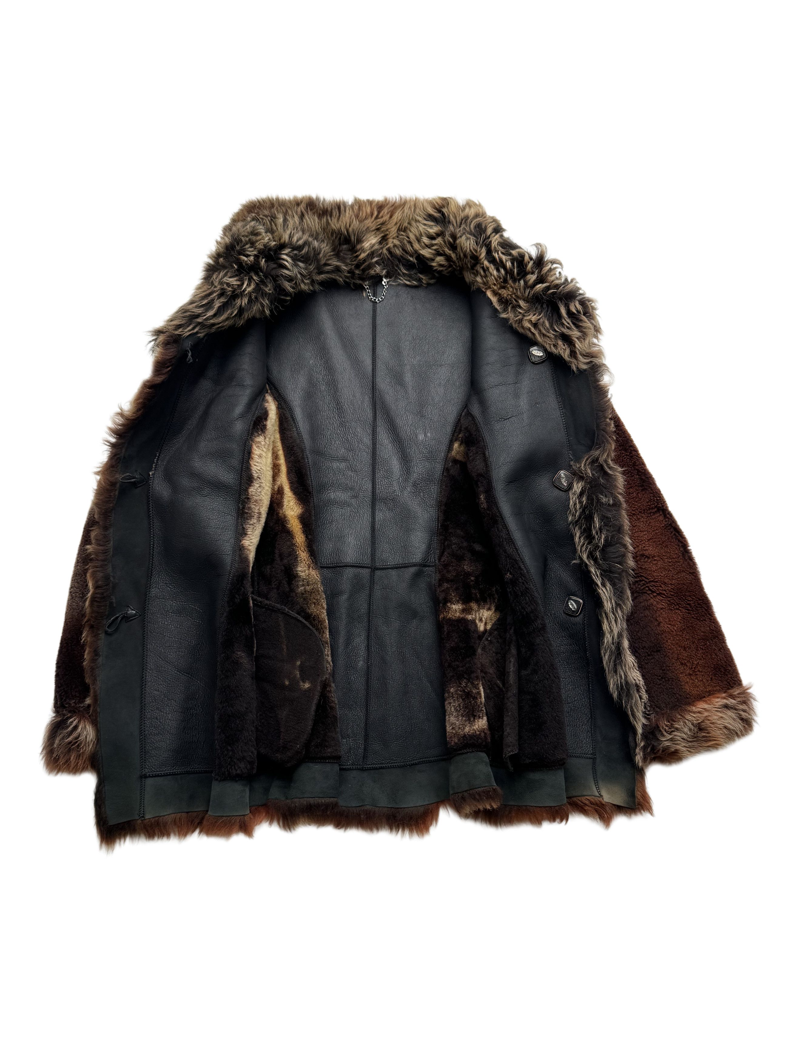 Japanese Brand Vintage Real Sheepskin Coat Size M / US 6-8 / IT 42-44 - 12 Thumbnail