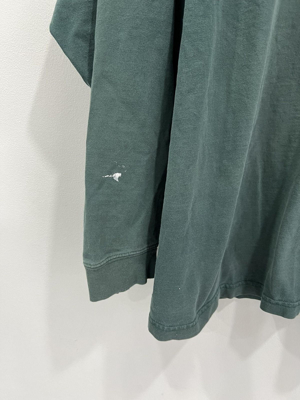 Carhartt Vintage Carhartt Henley Shirt forest green faded Size US XL / EU 56 / 4 - 4 Thumbnail